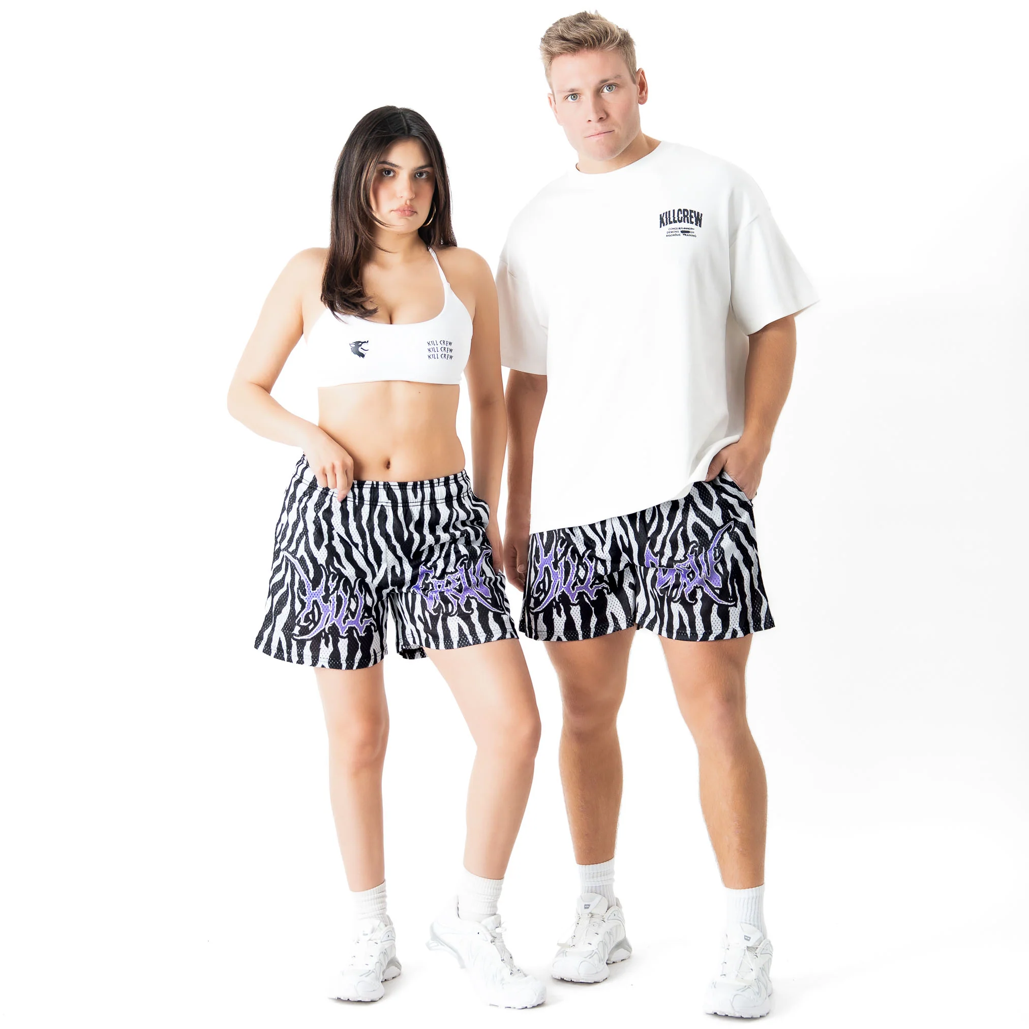VENTED MESH SHORTS ALIEN - WHITE - Image 2