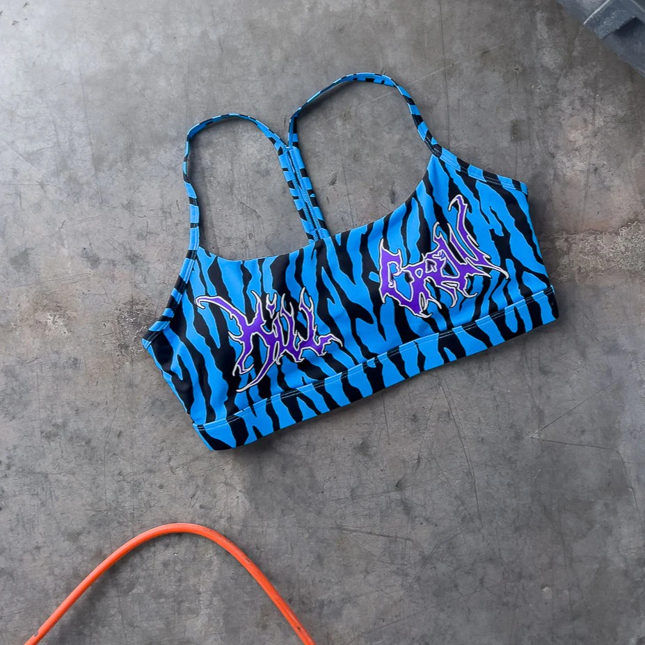 ALIEN SPORTS BRA - BLUE - Image 4