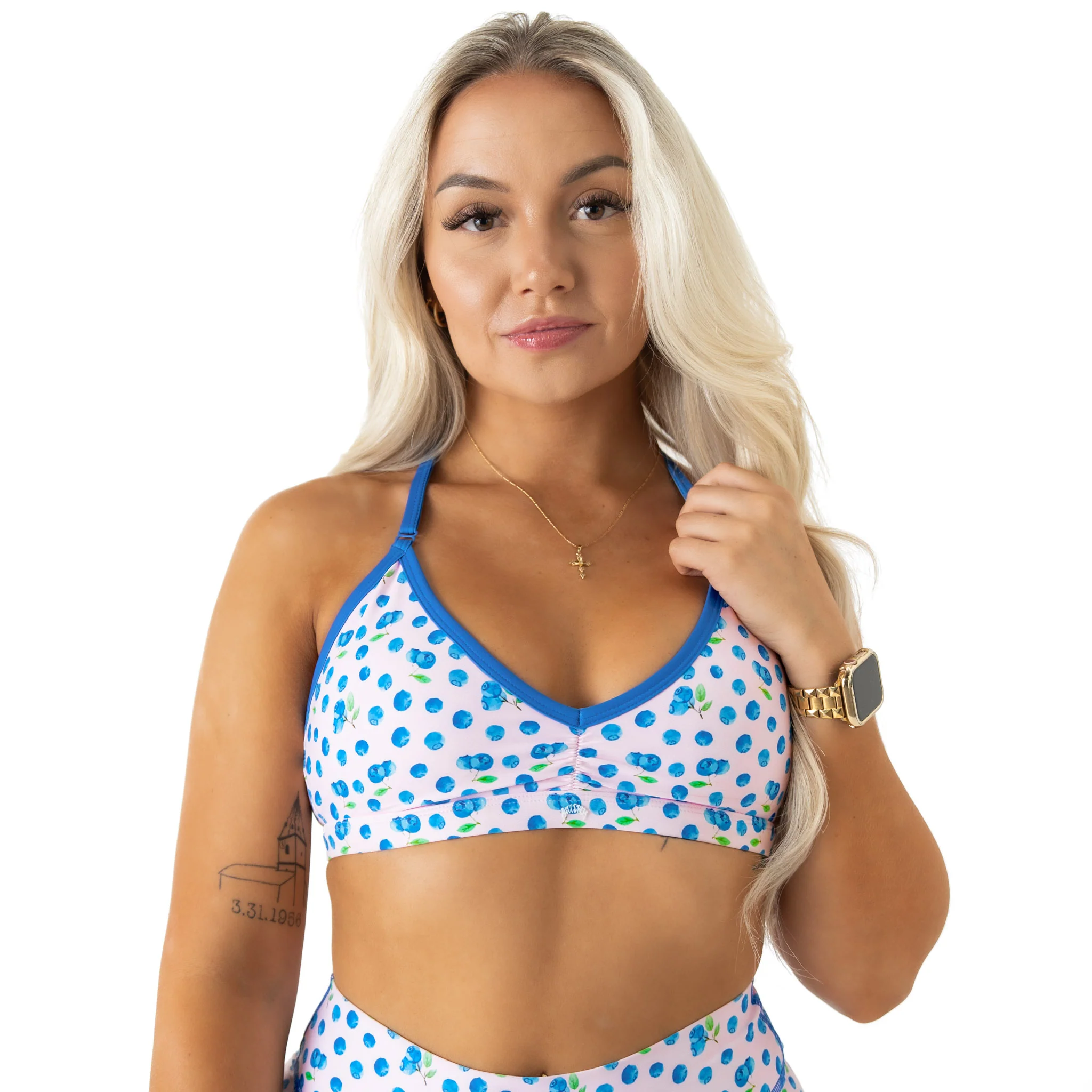 BLUEBERRY SPORTS BRA - PINK
