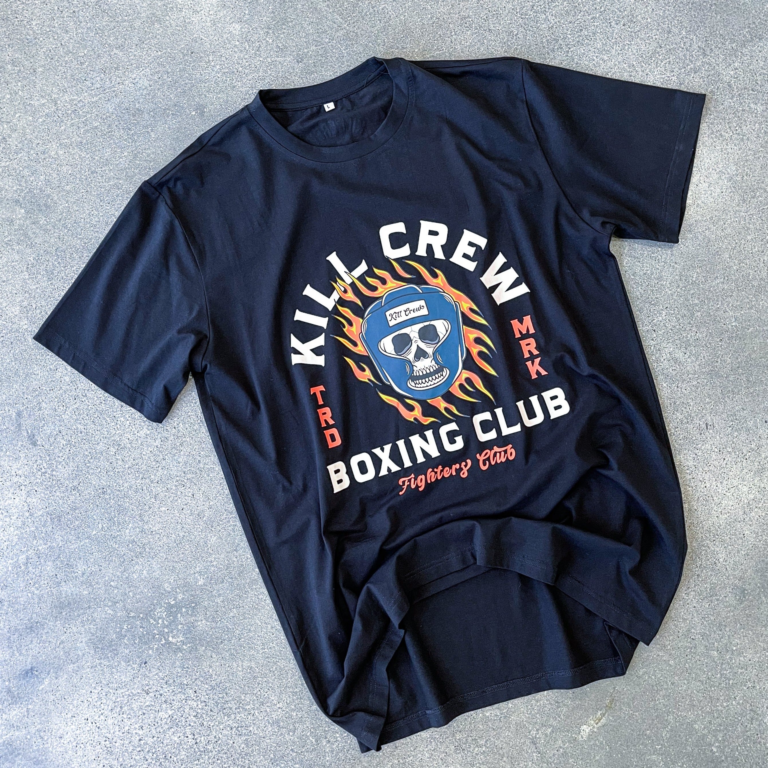BOXING FLAME T-SHIRT - BLACK - Image 3