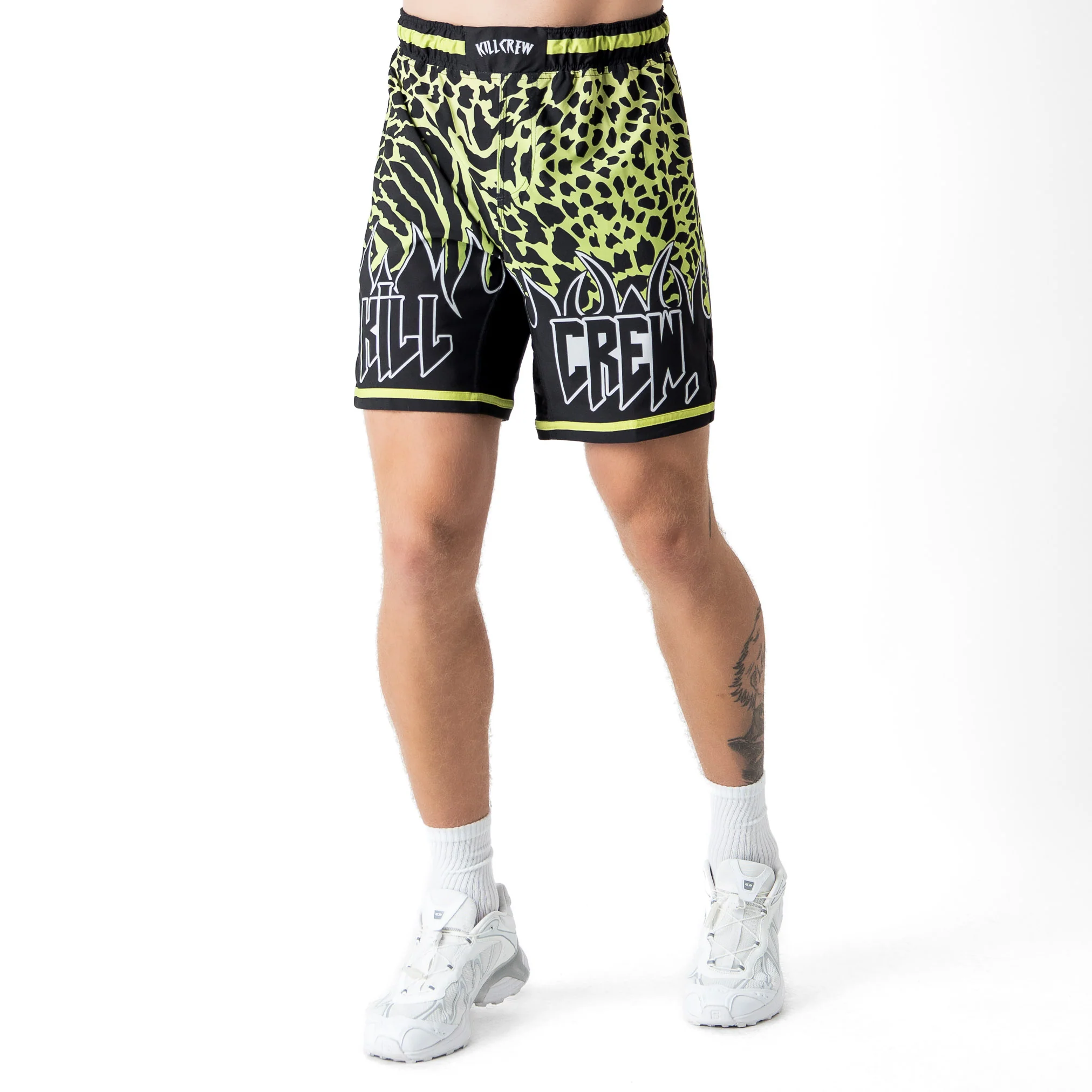 BSEM FIGHT SHORTS (RELAXED CUT) - GREEN - Image 3