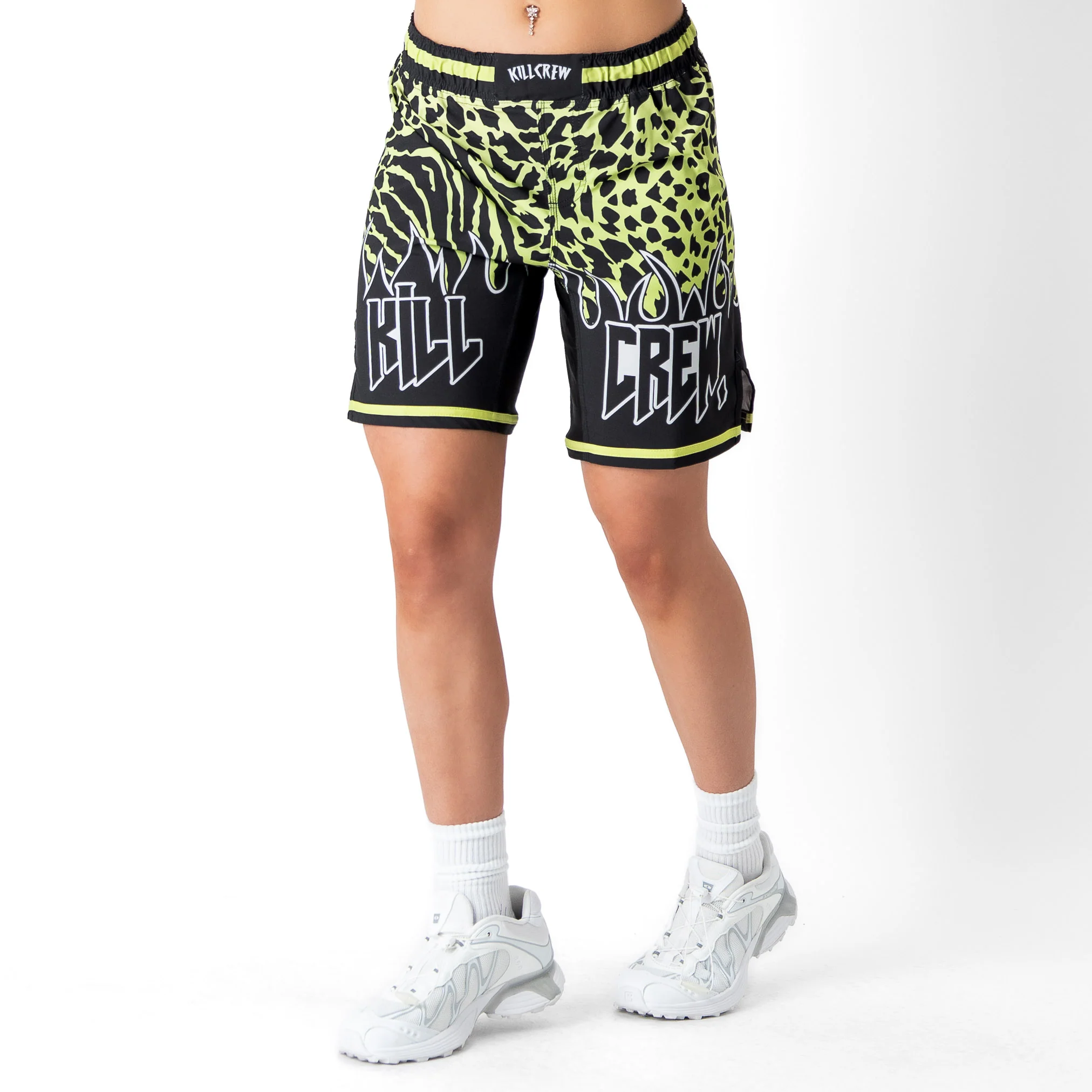 BSEM FIGHT SHORTS (RELAXED CUT) - GREEN - Image 5