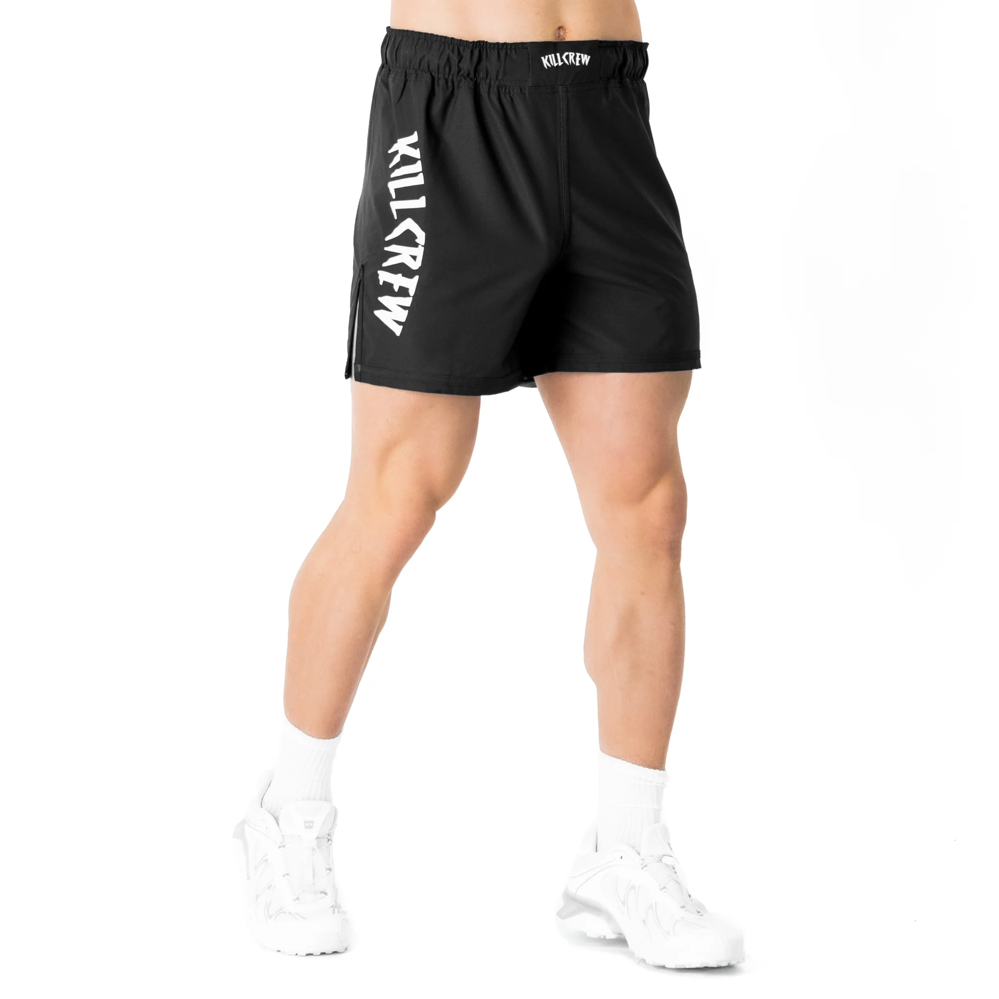 BSEM FIGHT SHORTS (THAI CUT) - BLACK - Image 3
