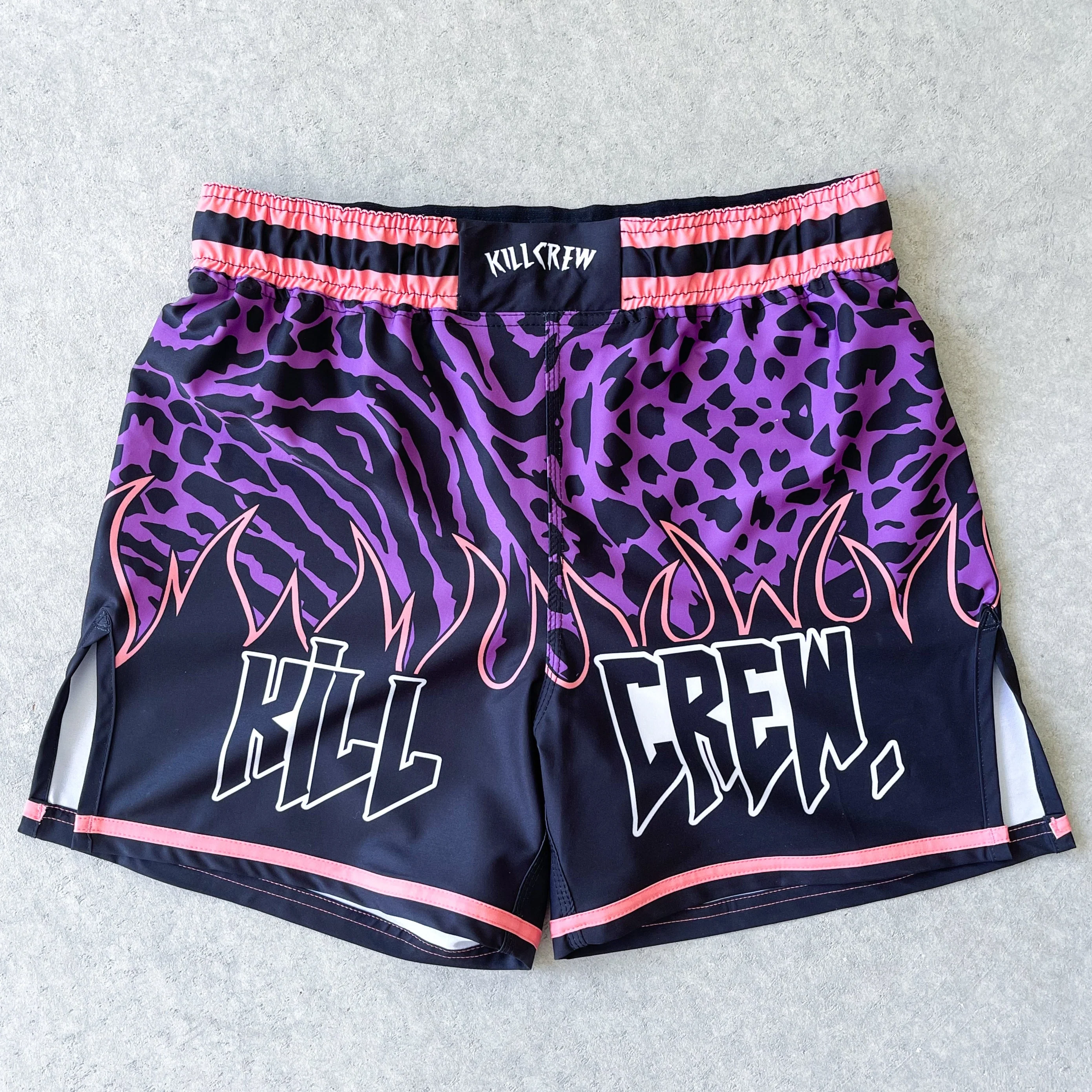 BSEM FIGHT SHORTS (THAI CUT) - PURPLE - Image 2