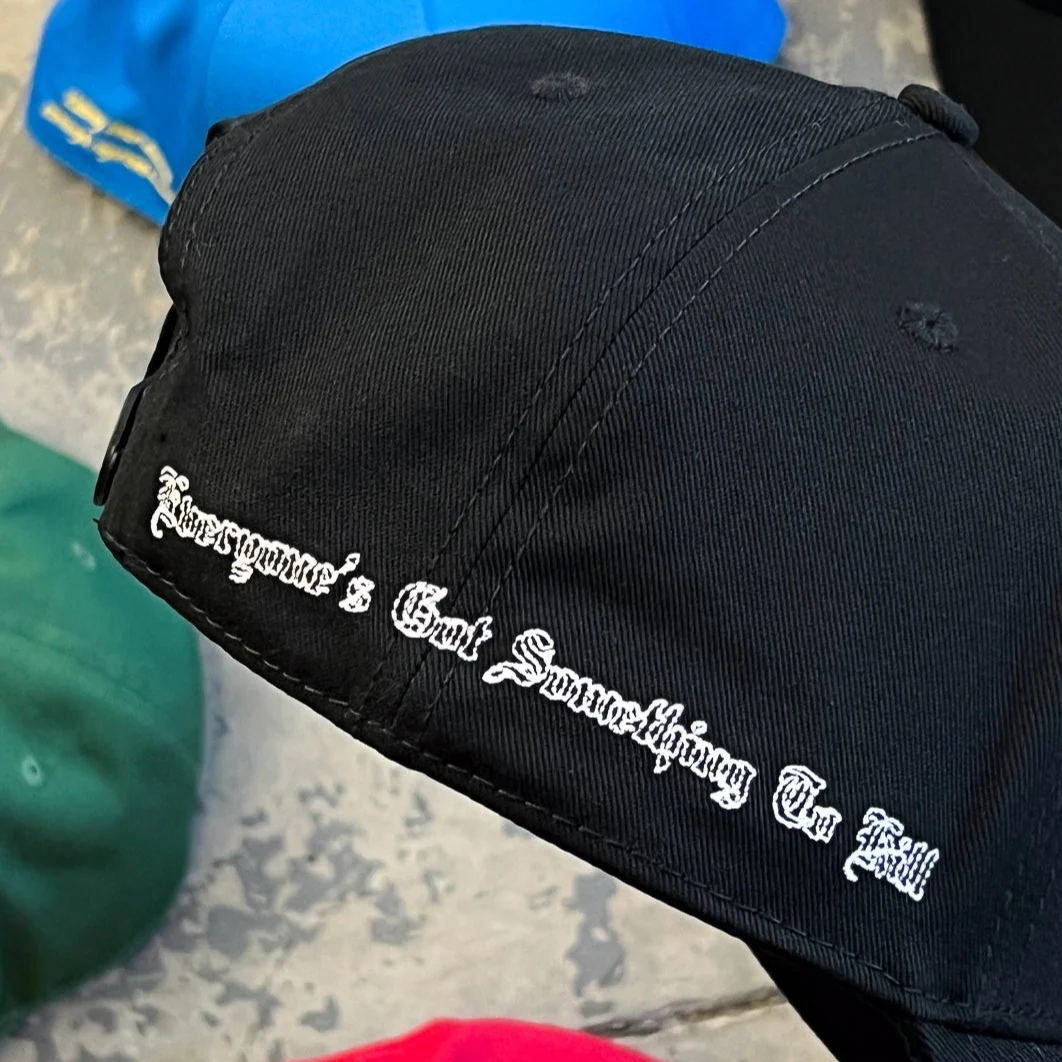CLASSIC 5 PANEL SNAPBACK - BLACK / WHITE - Image 3
