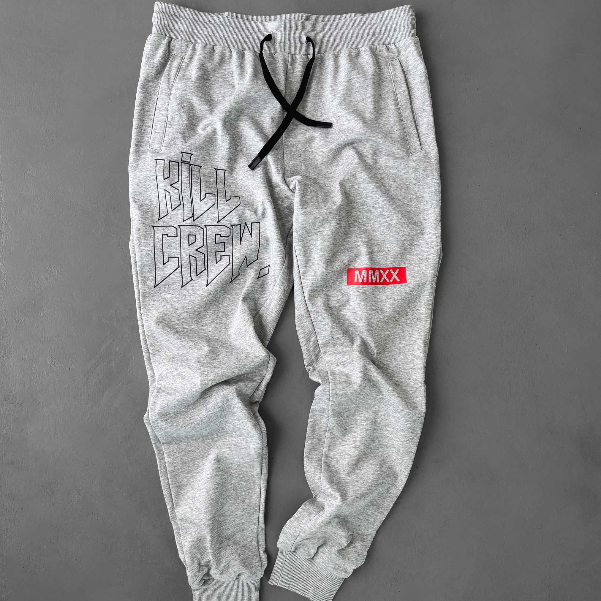 CLASSIC JOGGERS v1 - HEATHER GREY - Image 3