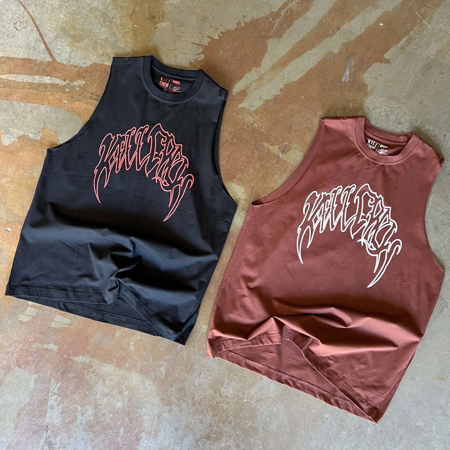 CLASSIC KILL CREW CUT OFF - BLACK / RED - Image 3