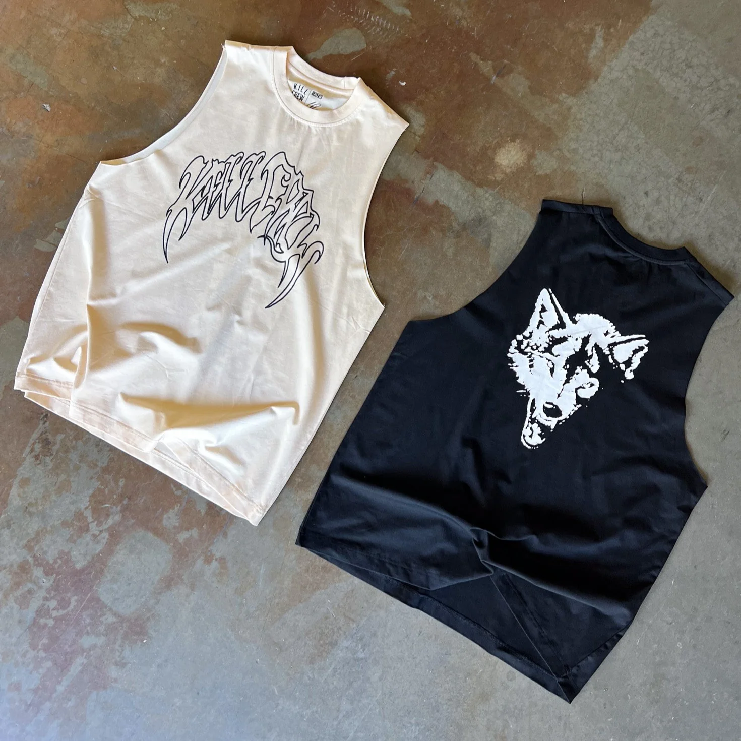 CLASSIC KILL CREW CUT OFF - BLACK / WHITE - Image 3