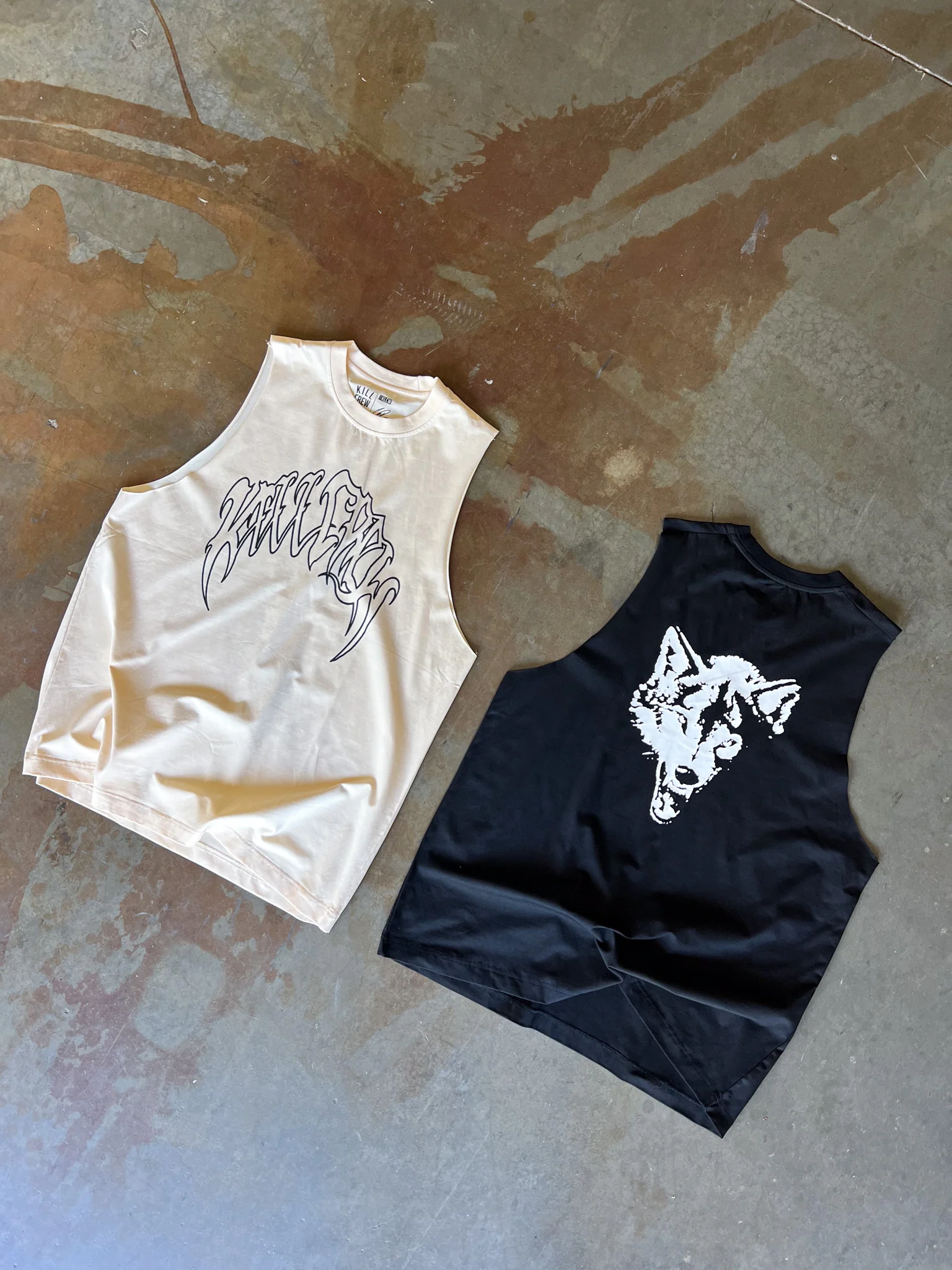 CLASSIC KILL CREW CUT OFF - CREAM / BLACK - Image 3