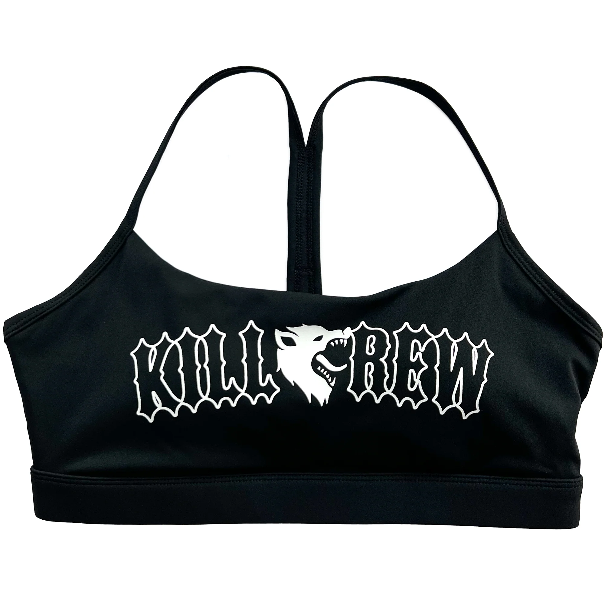 CLASSIC SPORTS BRA - BLACK / WHITE - Image 3