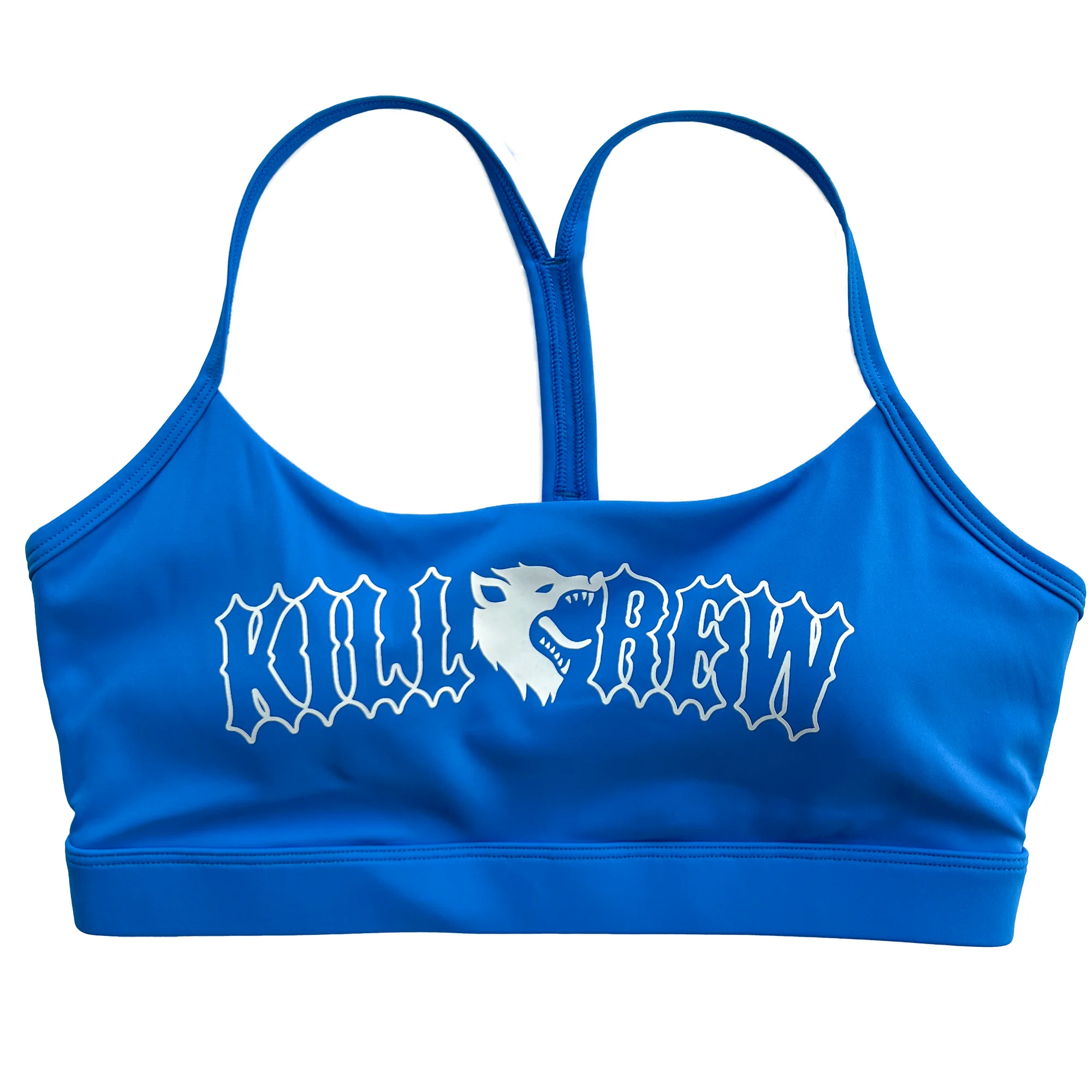 CLASSIC SPORTS BRA - BLUE / WHITE - Image 3
