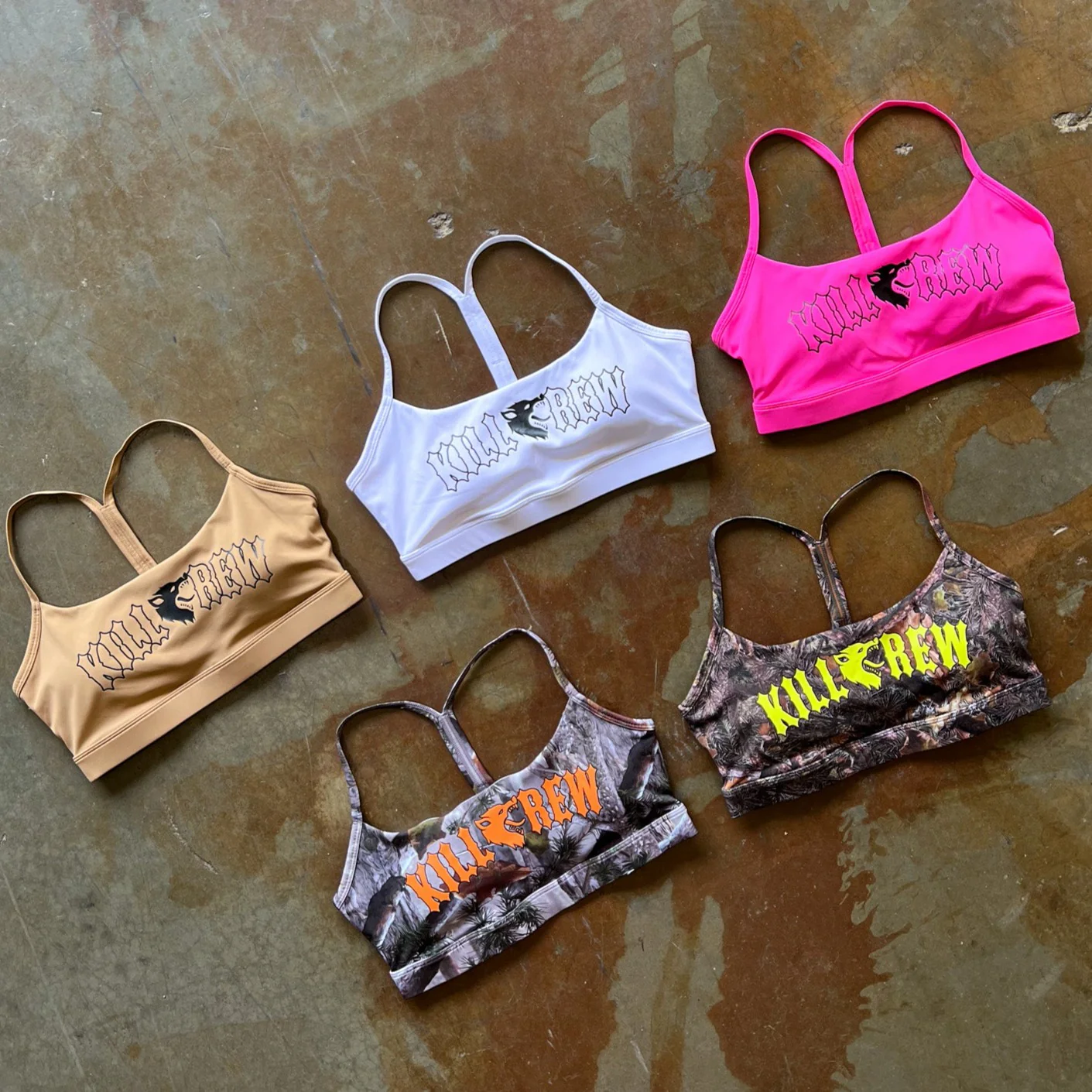 CLASSIC SPORTS BRA - CAMO / GREEN - Image 5