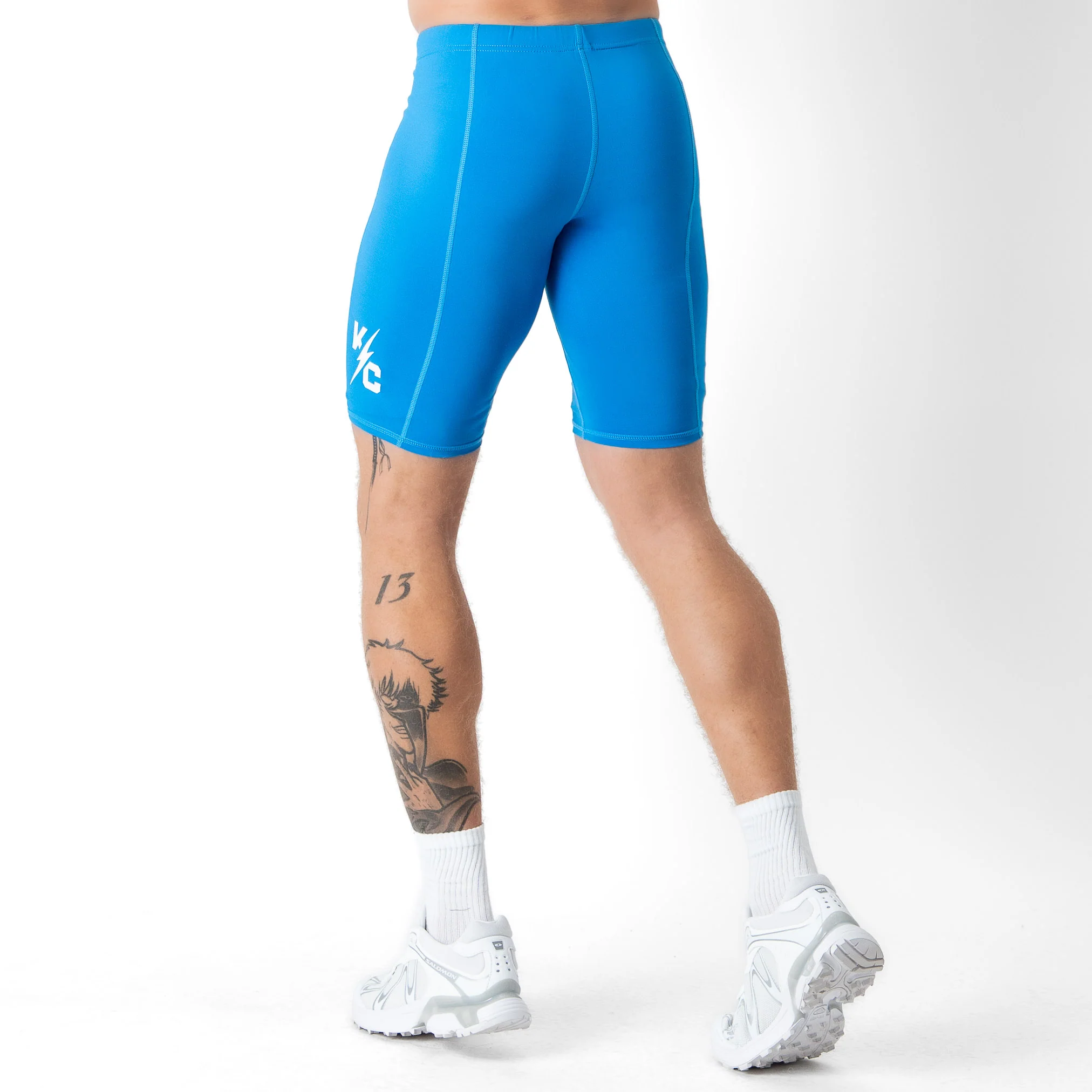 TIRADE TECH COMPRESSION SHORTS - BLUE - Image 4