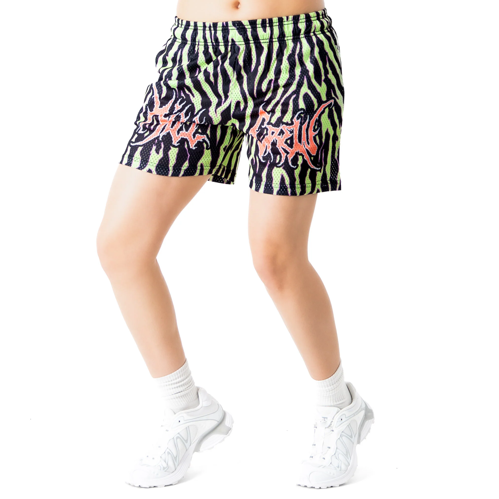 VENTED MESH SHORTS ALIEN - GREEN - Image 5