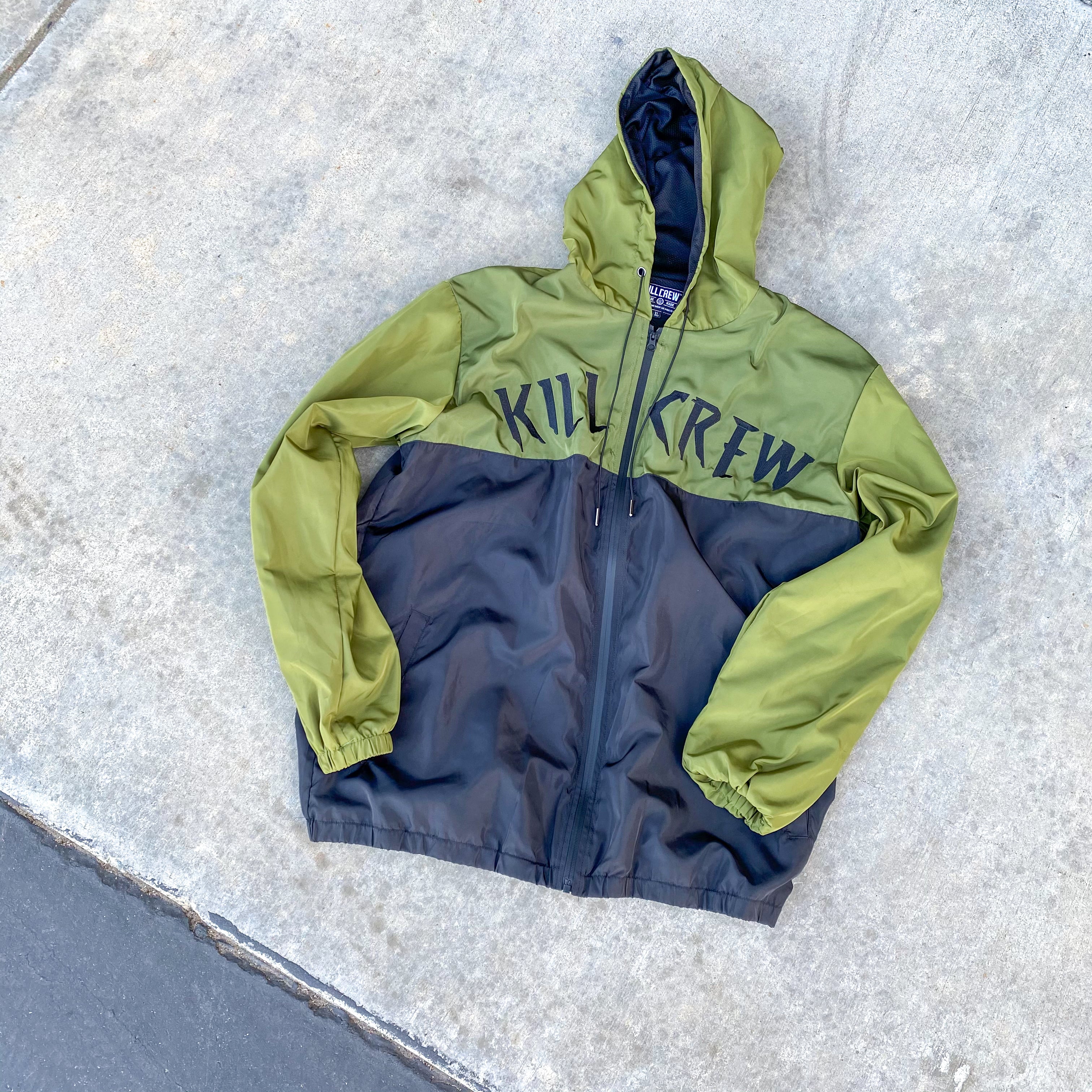 KILL CREW WINDBREAKER - OLIVE - Image 2