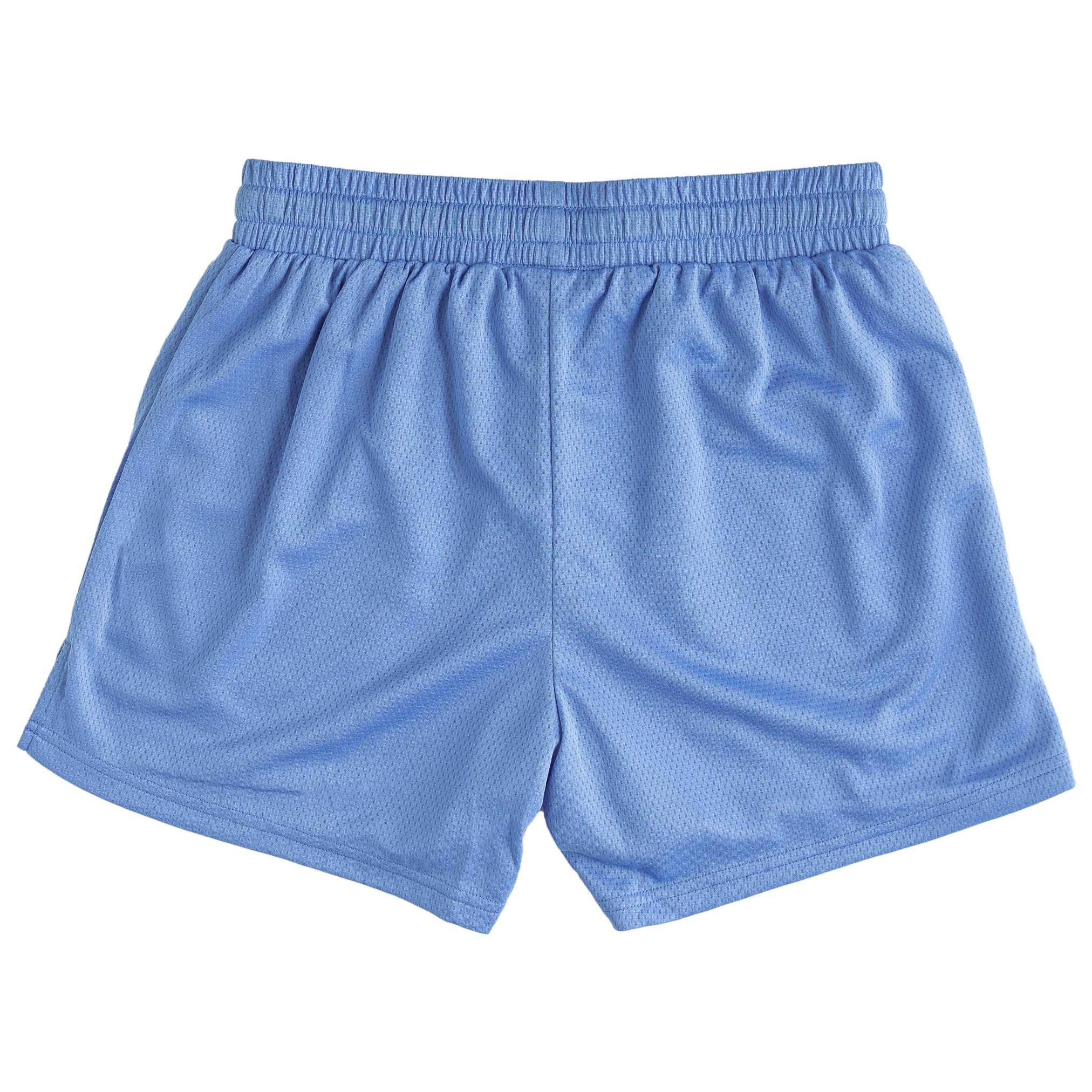 MUAY THAI SHORTS (MID THIGH CUT) - BLUE - Image 5