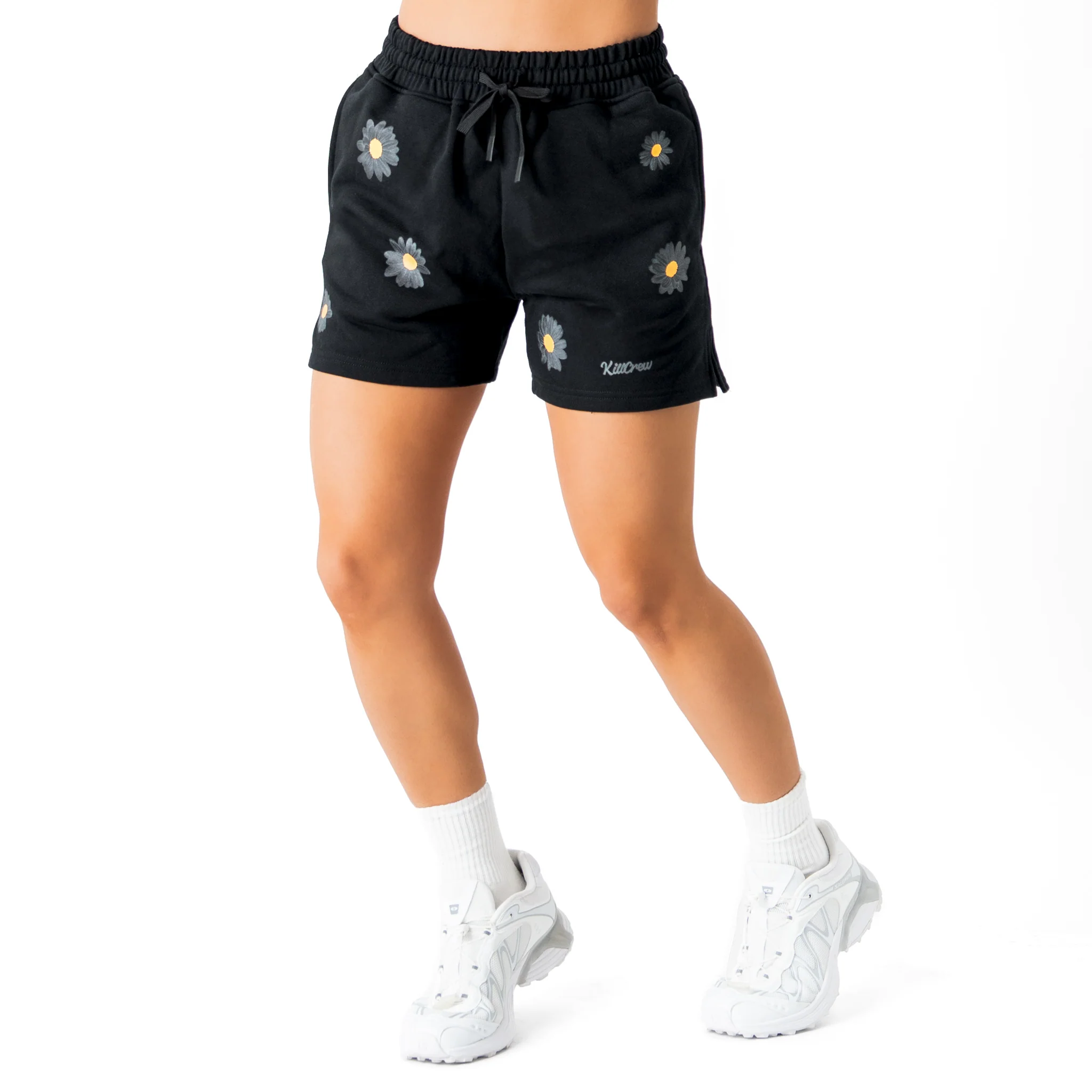 COTTON SHORTS (MID THIGH CUT) DAISY - BLACKOUT - Image 5