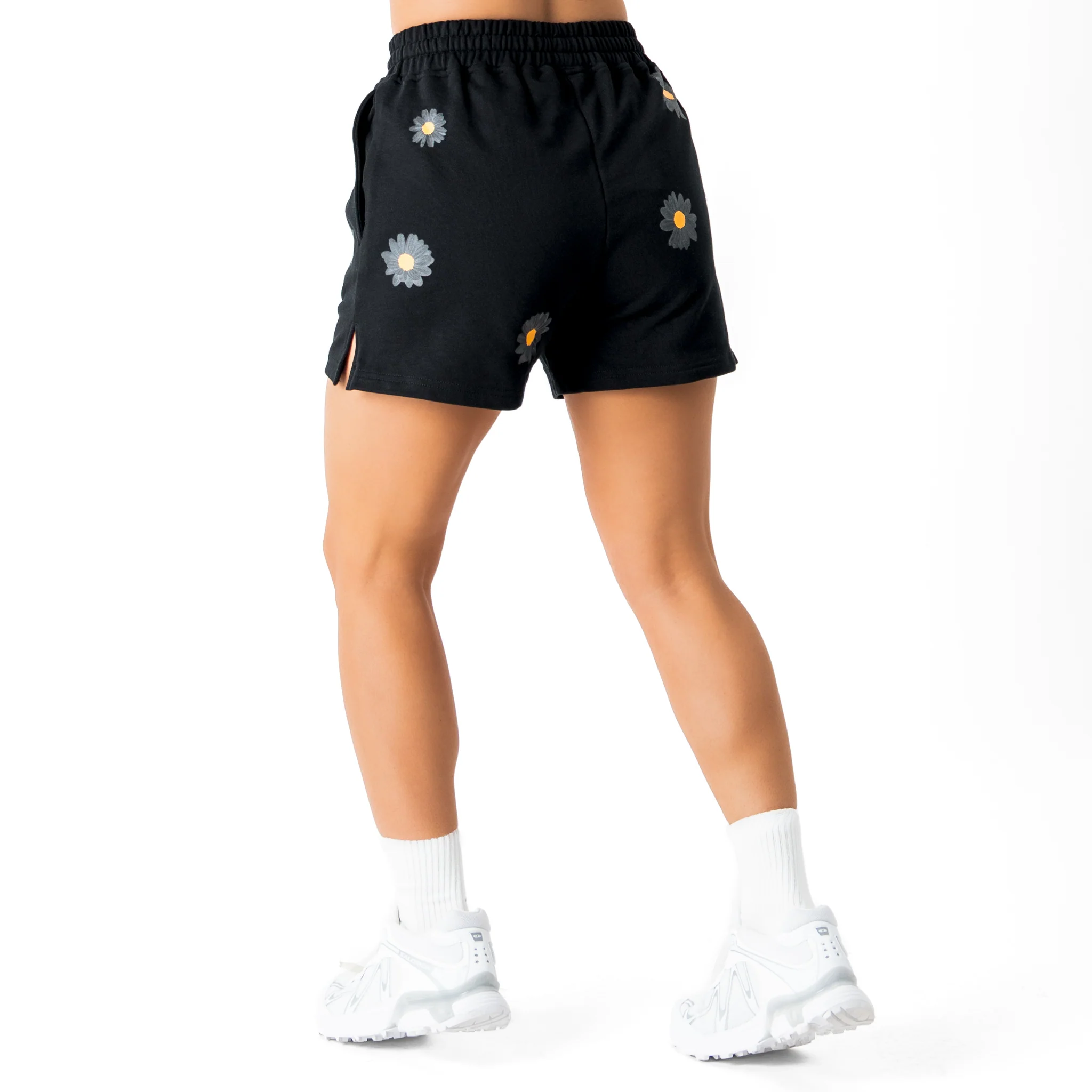 COTTON SHORTS (MID THIGH CUT) DAISY - BLACKOUT - Image 6