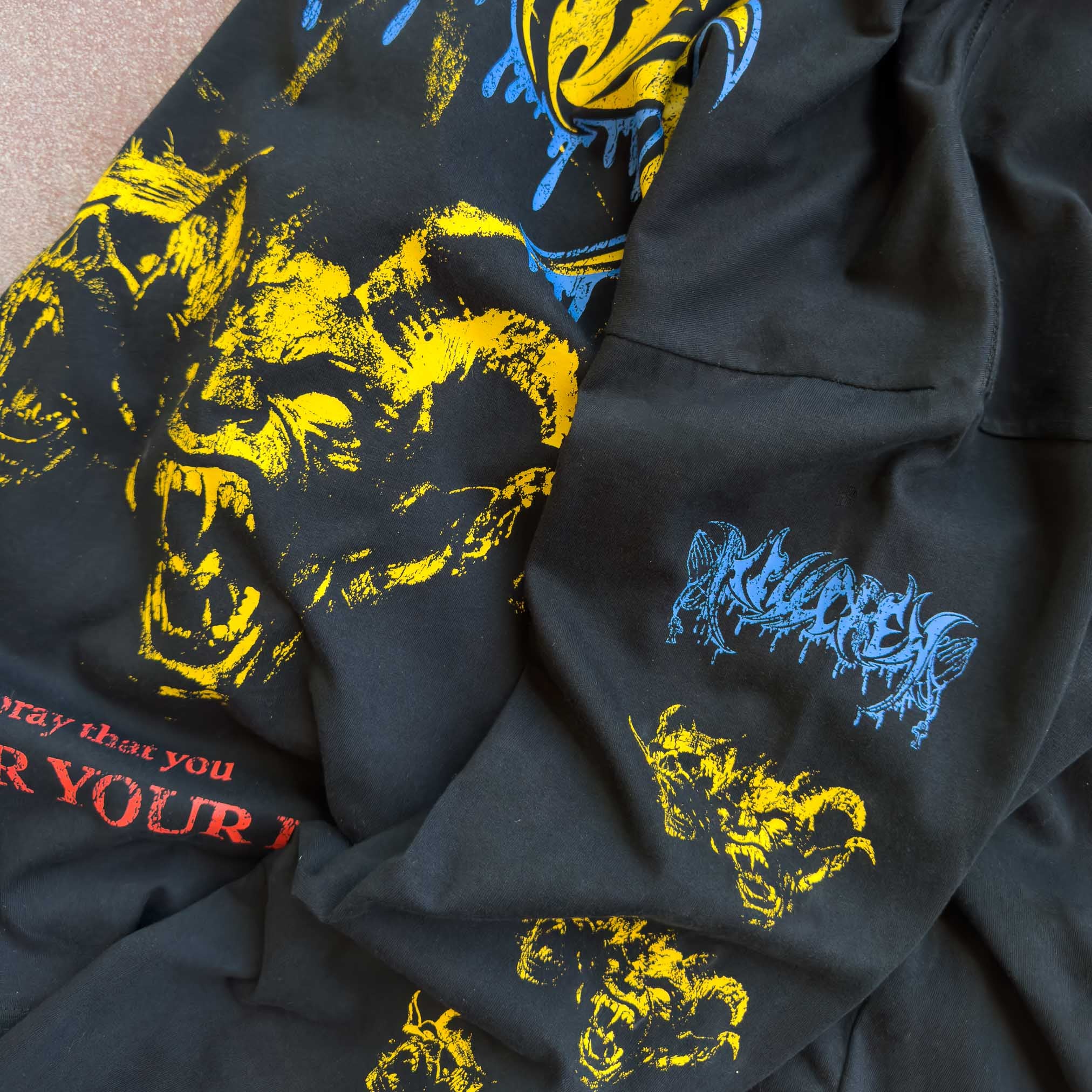 DISMEMBER YOUR DEMONS LONG SLEEVE T-SHIRT - BLACK - Image 4