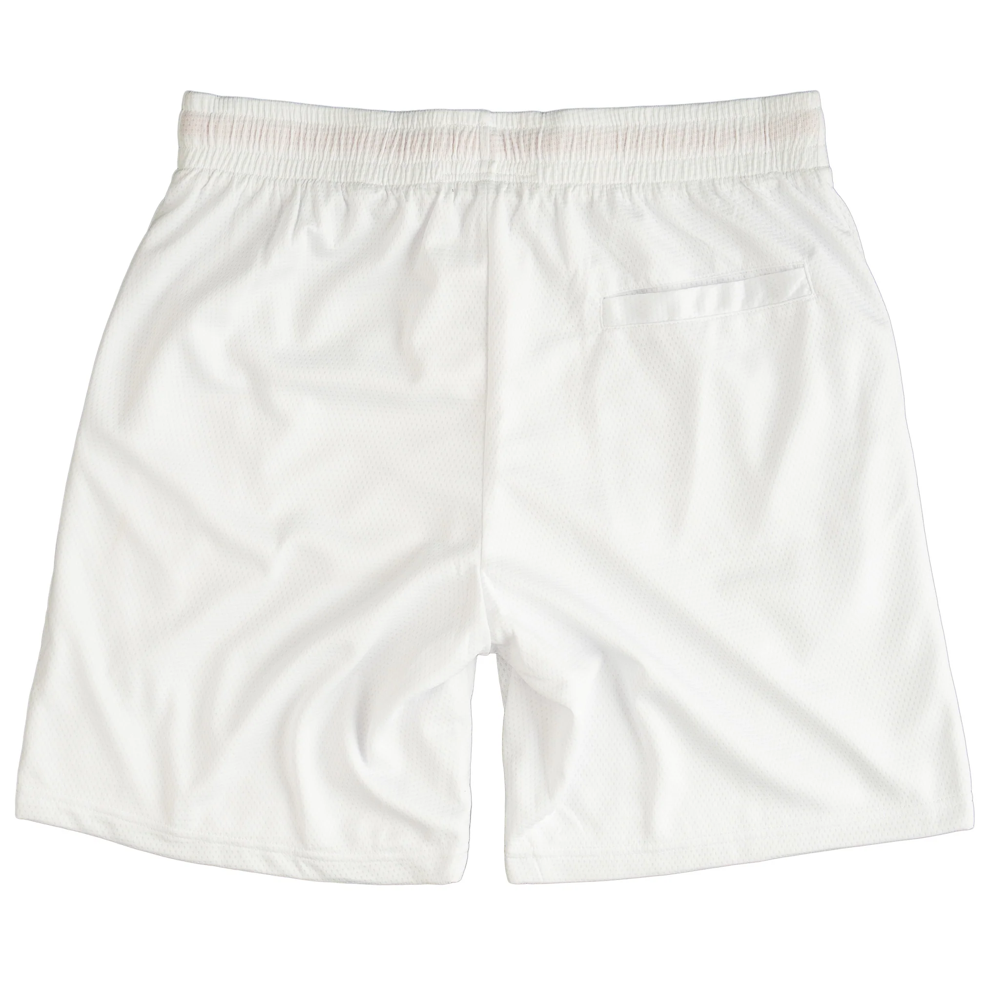 RELAXED CUT SHORTS EMBROIDERED FLAG - WHITE - Image 7