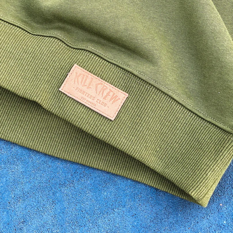 FIGHTER'S CLUB CREW NECK - SAND - Image 5