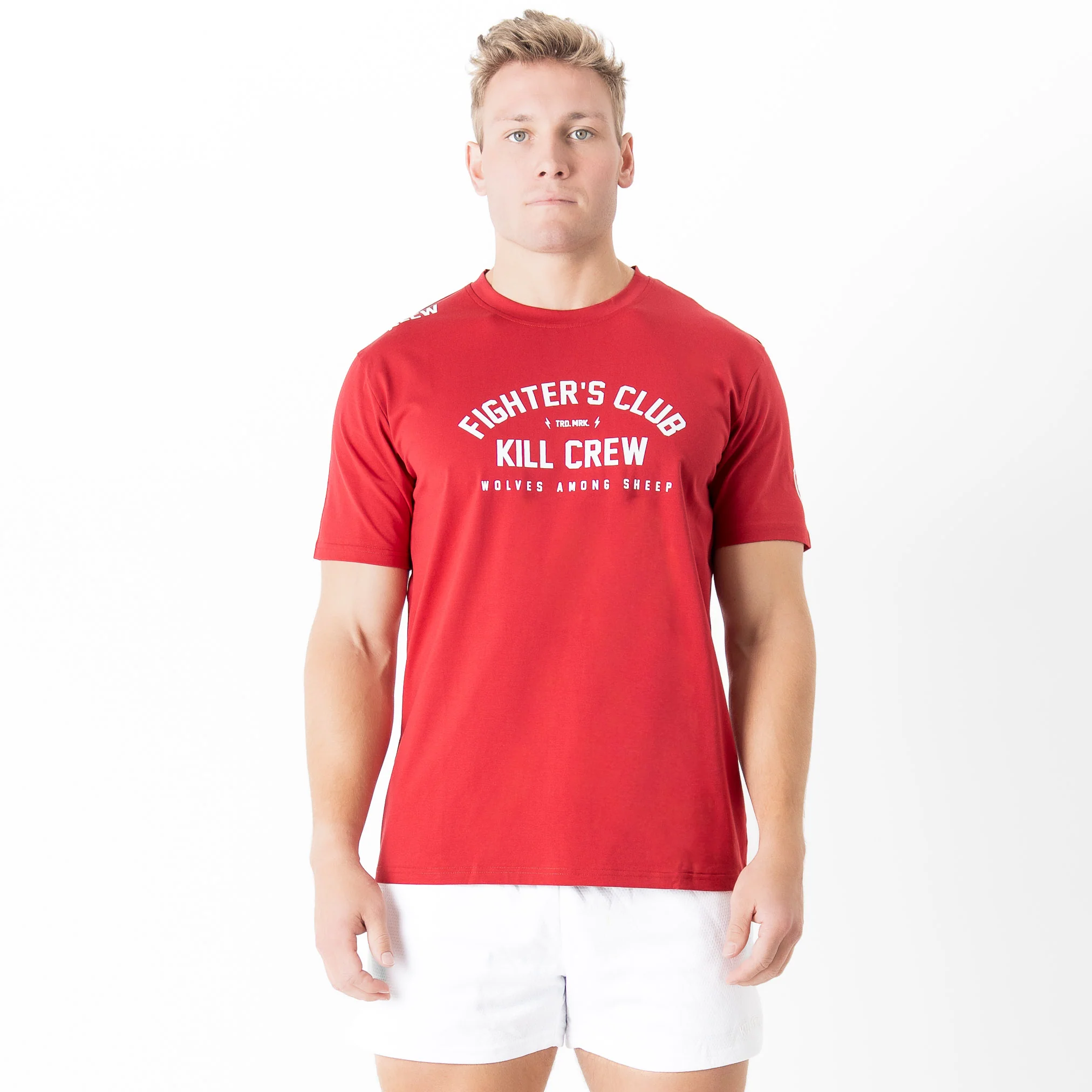 FIGHTER'S CLUB T-SHIRT - MAROON - Image 3