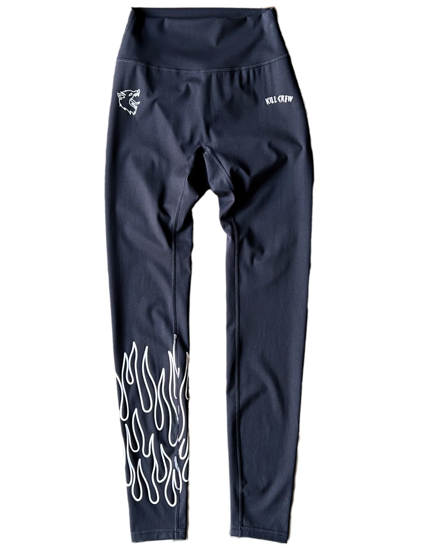 FLAME LEGGINGS - BLACK / WHITE - Image 3