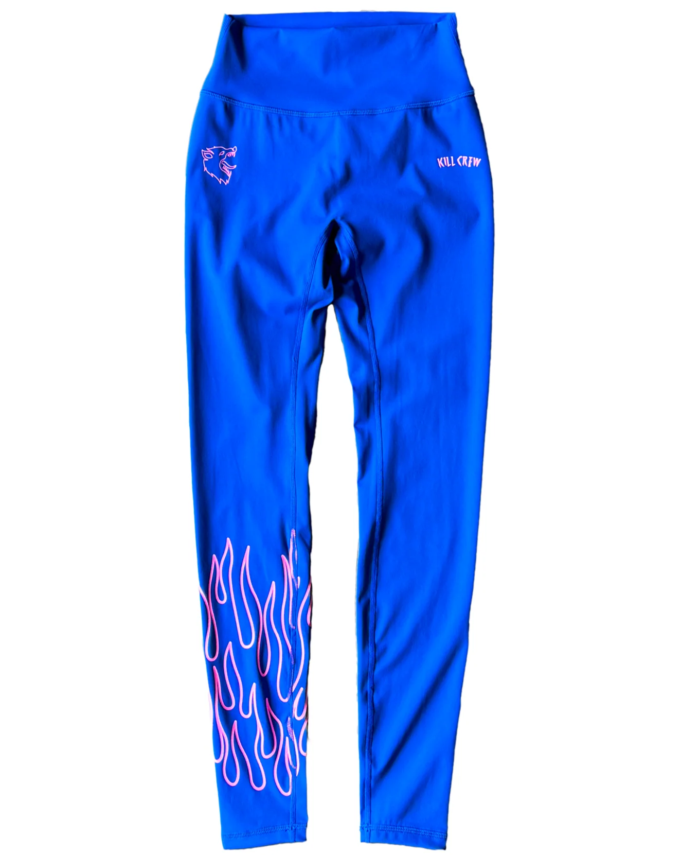 FLAME LEGGINGS - BLUE / PINK - Image 4