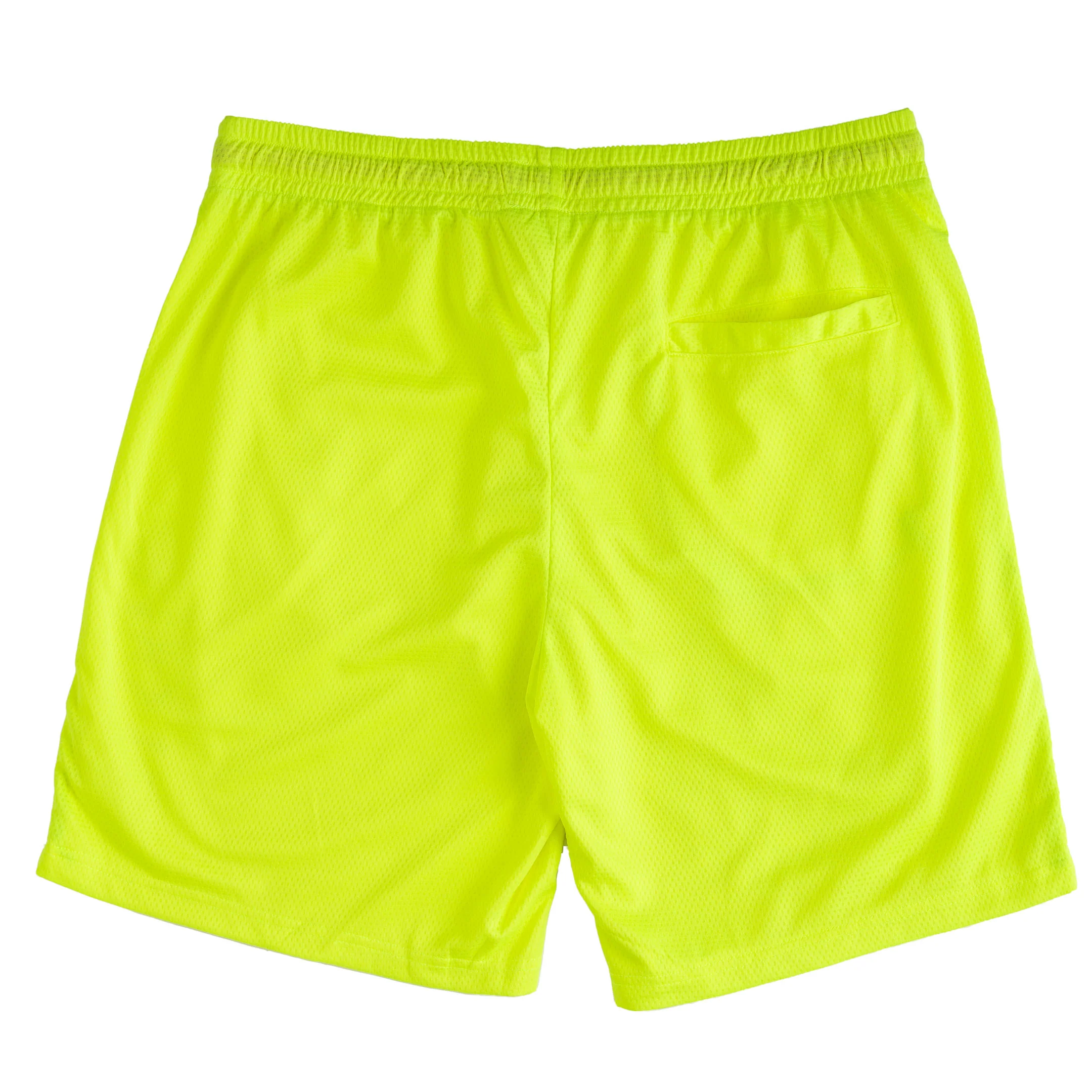 RELAXED CUT SHORTS FLAME - NEON YELLOW / BLACK - Image 7