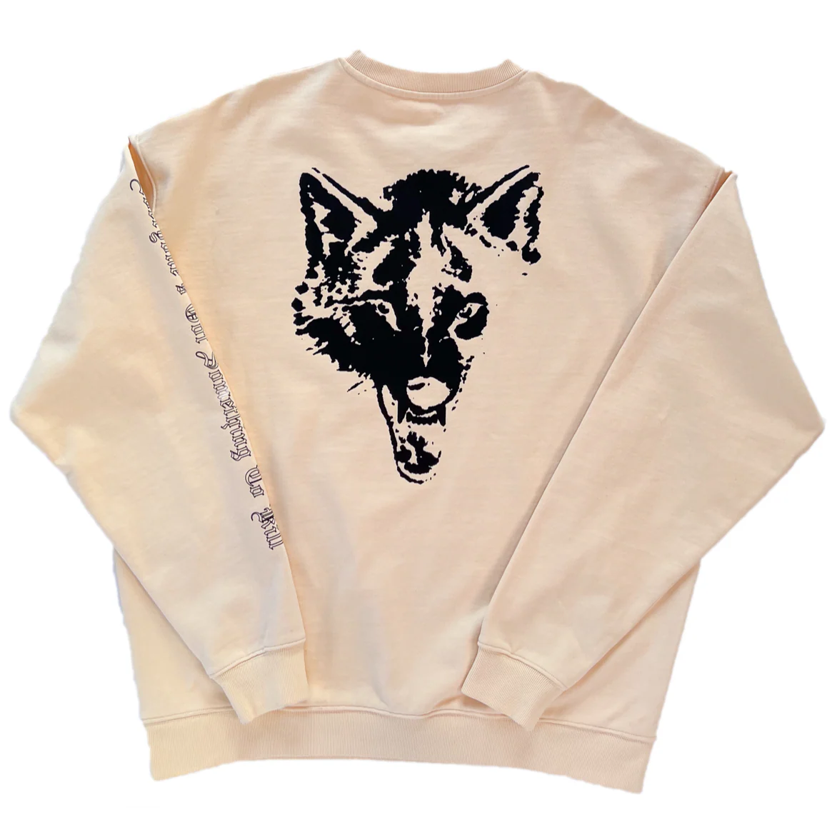 OVERSIZED HEAVYWEIGHT "CLASSIC" CREW NECK - CREAM - Image 2