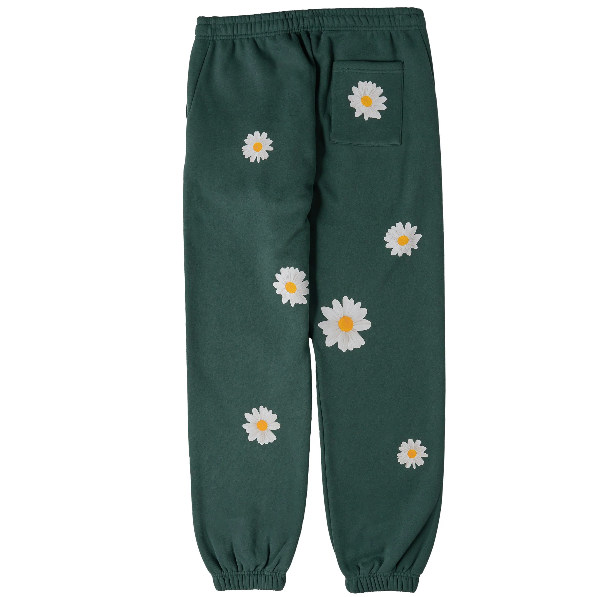 OVERSIZED LUX "DAISY" SWEATPANTS - GREEN - Image 2