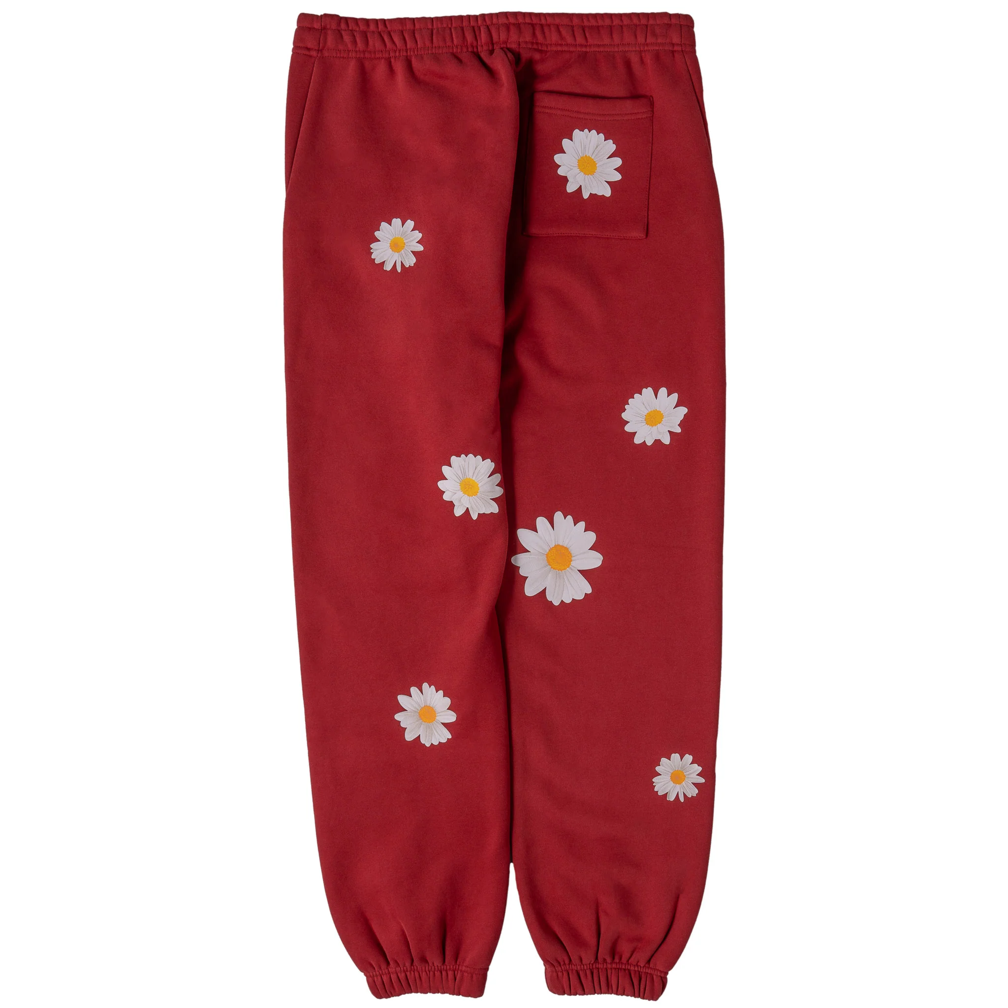 OVERSIZED LUX "DAISY" SWEATPANTS - RED - Image 2