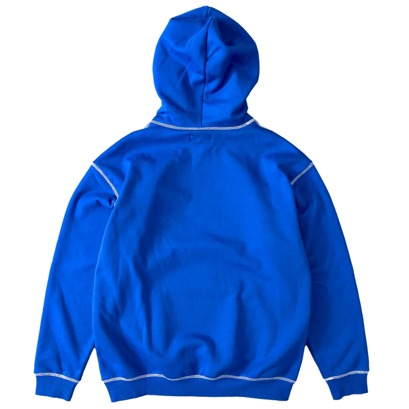 HEAVYWEIGHT LUX OUTSEAM HOODIE - BLUE / WHITE - Image 2