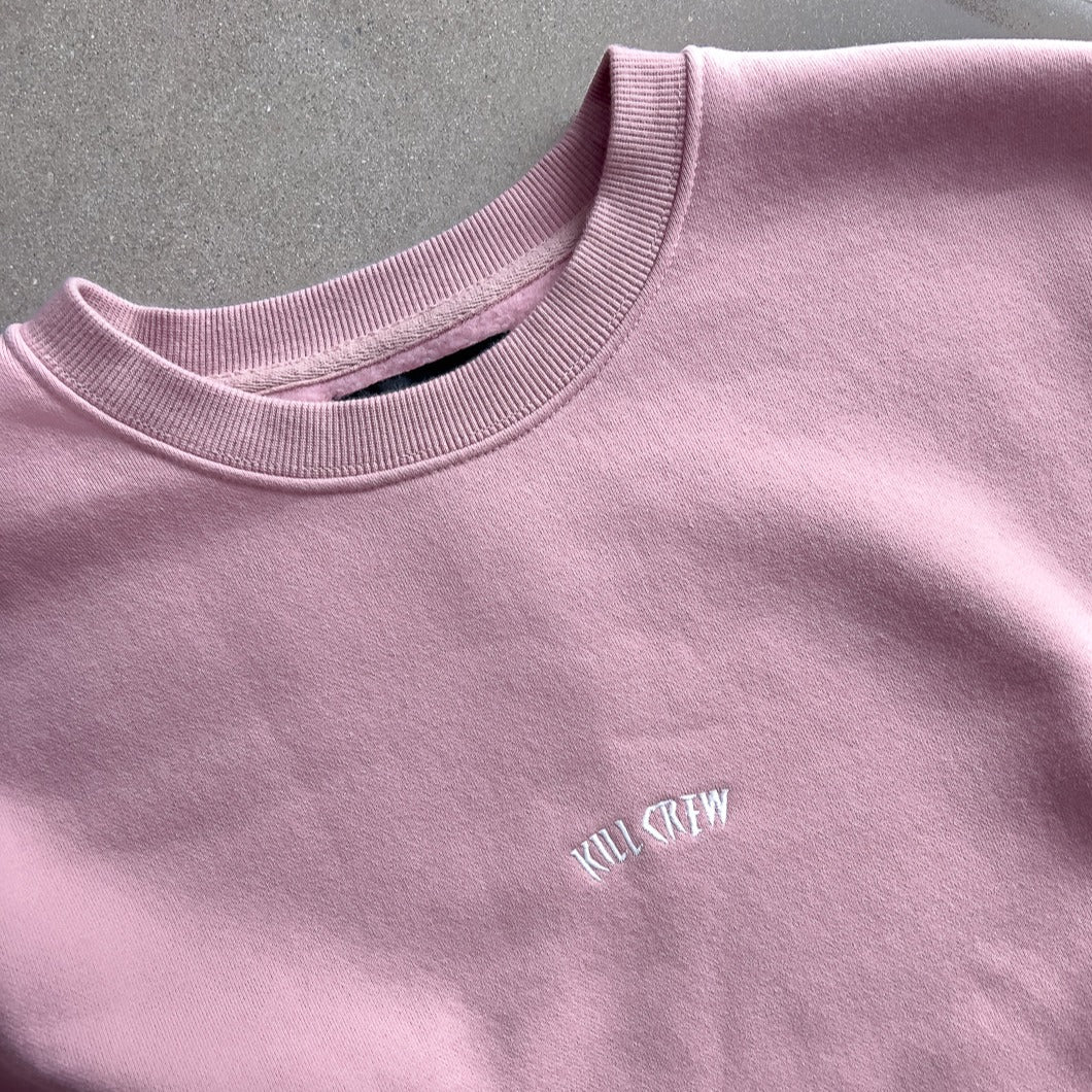 OVERSIZED LUX "SIMPLE" CREWNECK - ROSÉ - Image 3