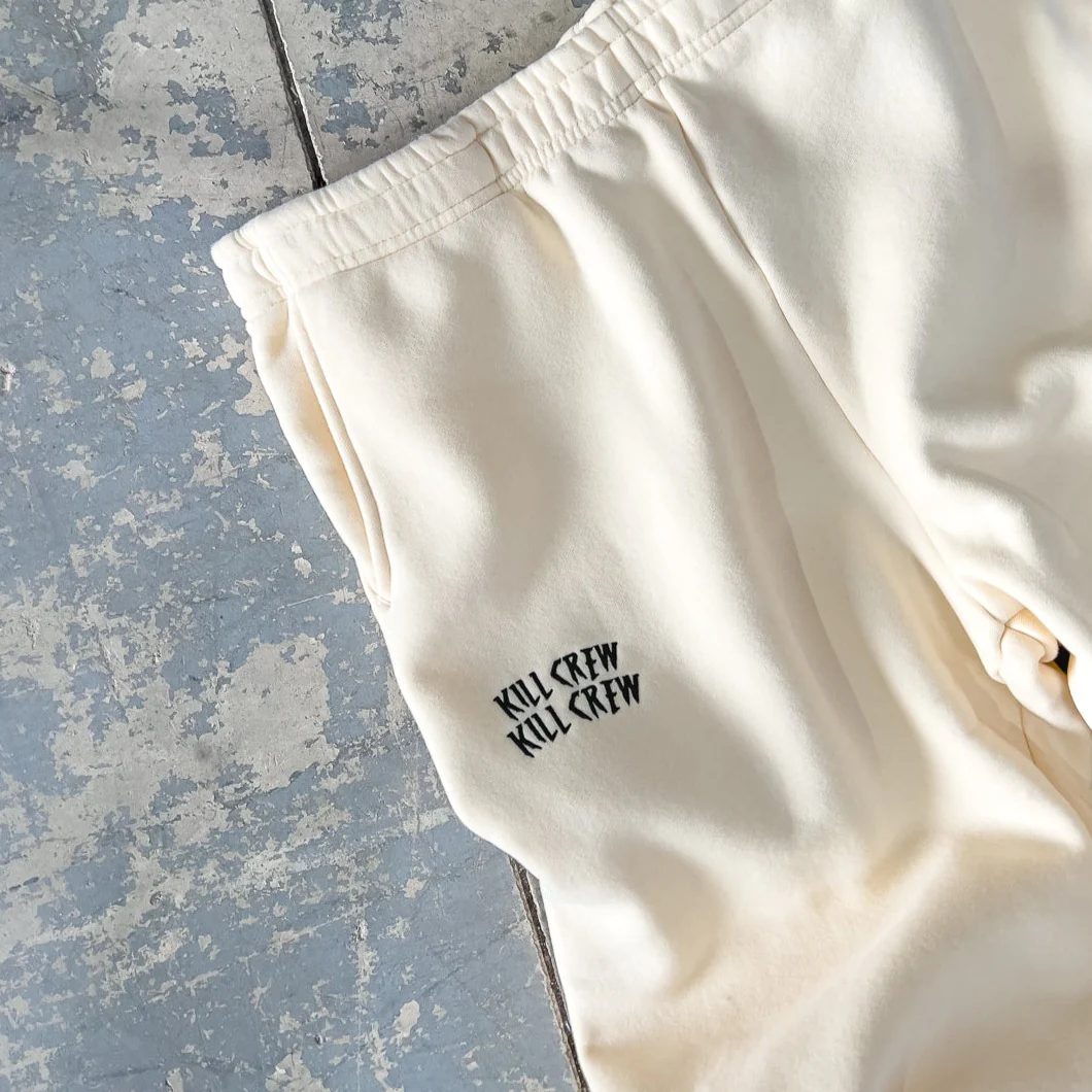 HEAVYWEIGHT LUX "SIMPLE" SWEATPANTS - CREAM - Image 3