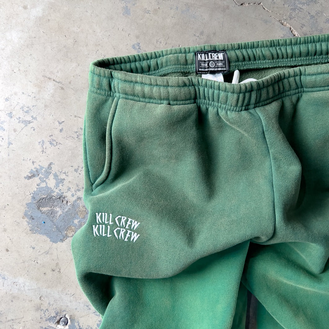 HEAVYWEIGHT LUX "SIMPLE" SWEATPANTS - GREEN - Image 3