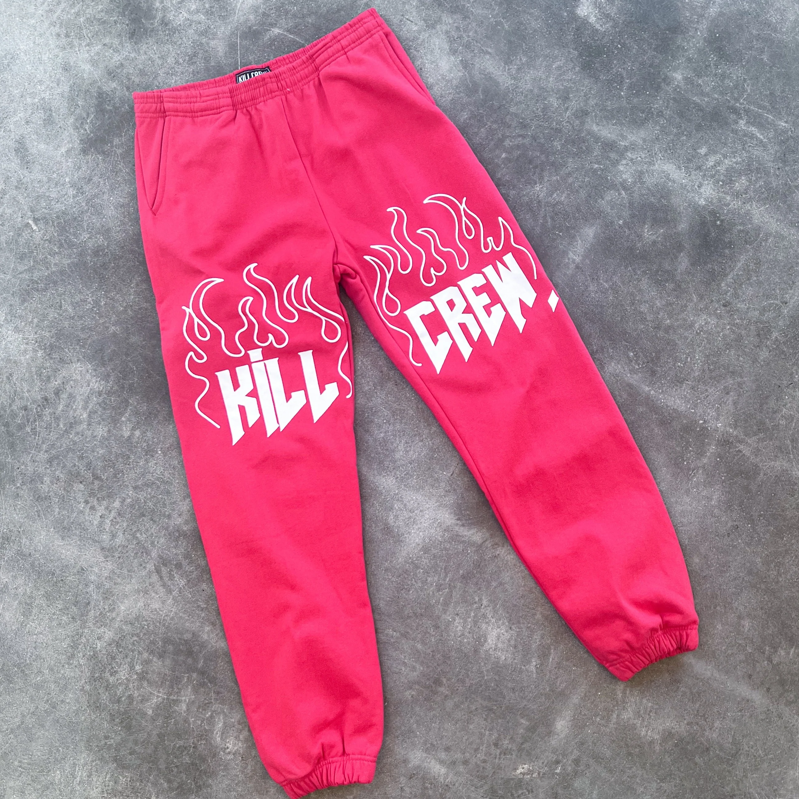 HEAVYWEIGHT LUX SWEATPANTS FLAME - RED / WHITE - Image 2