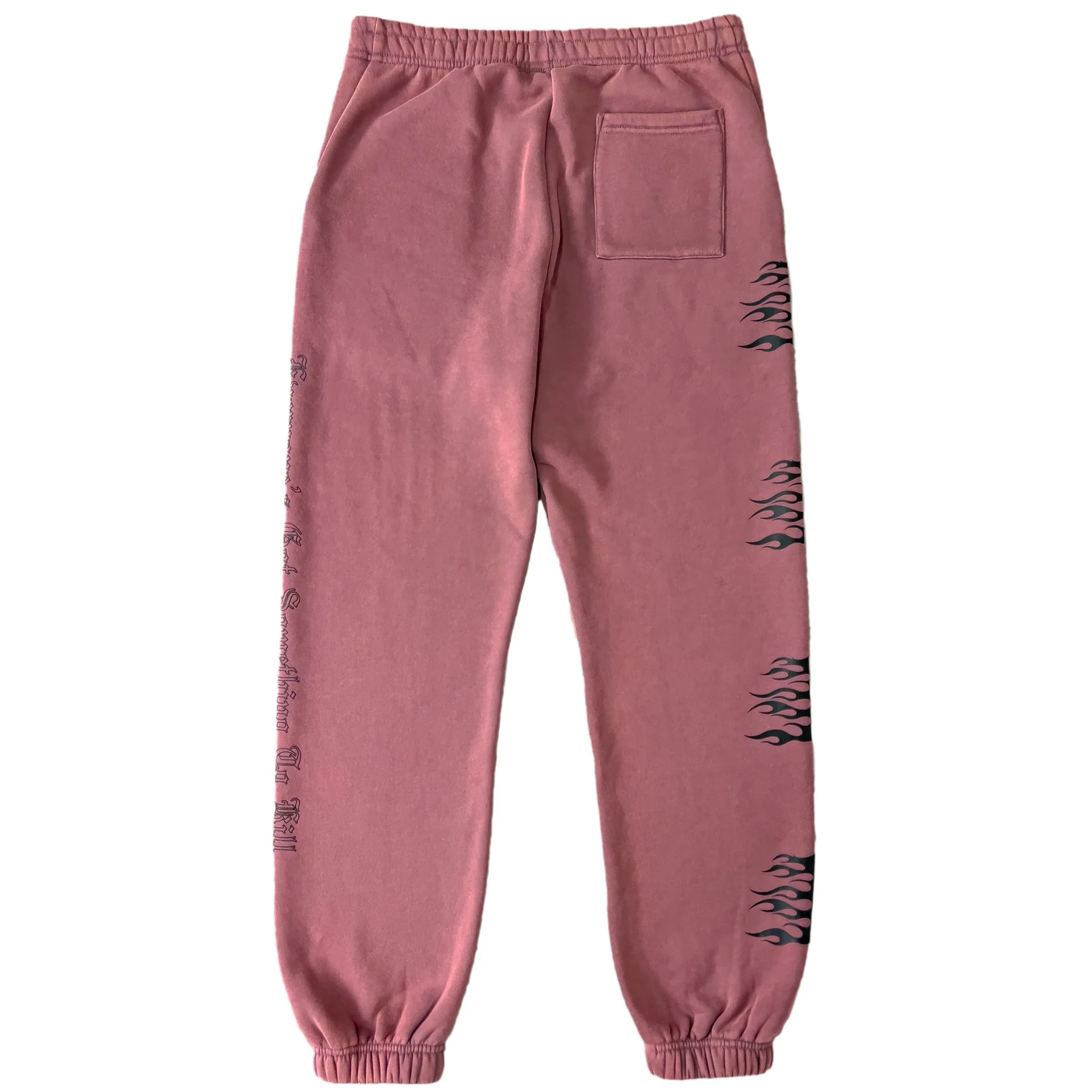 HEAVYWEIGHT LUX "WAR WOLF" SWEATPANTS - MAROON - Image 2