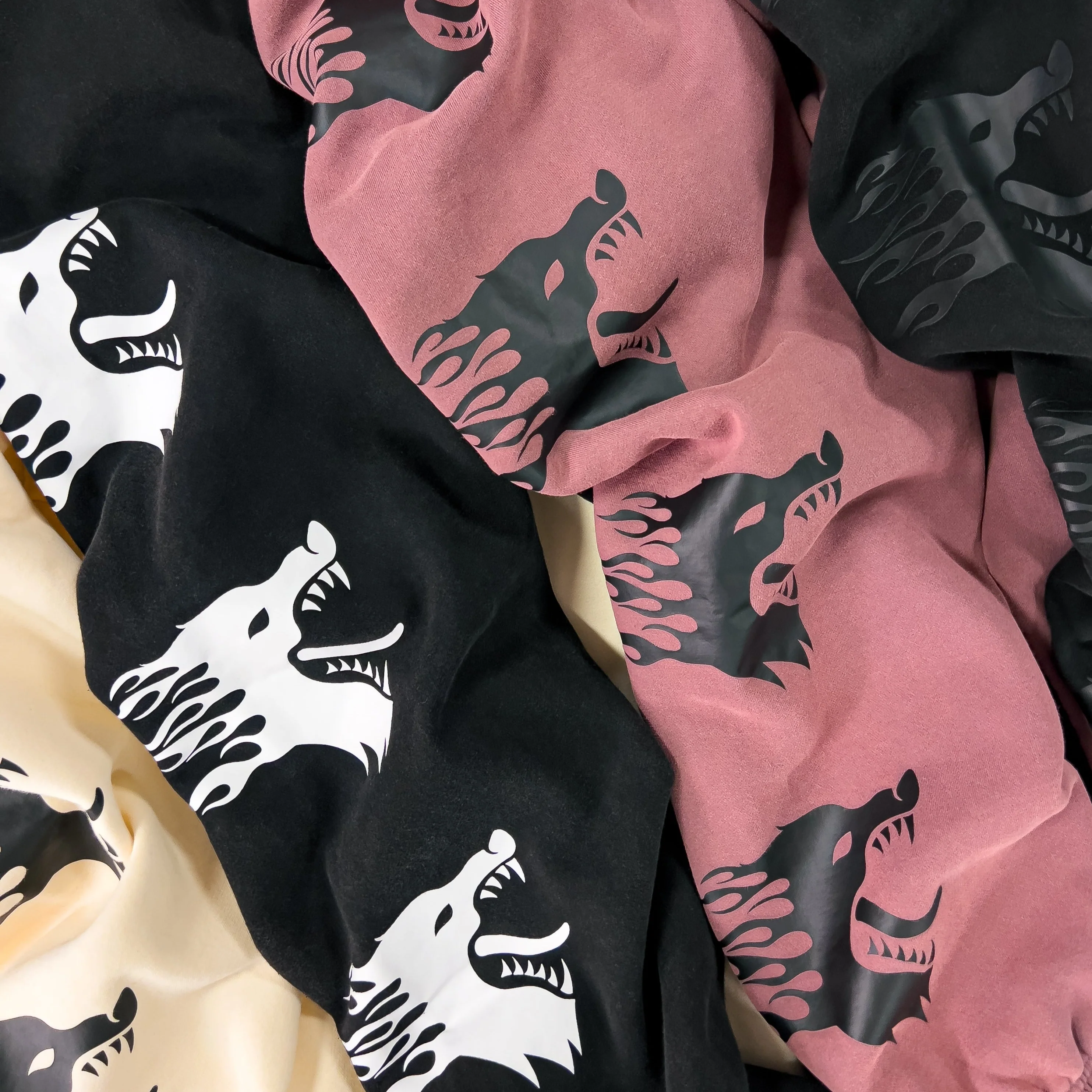 HEAVYWEIGHT LUX "WAR WOLF" SWEATPANTS - MAROON - Image 6
