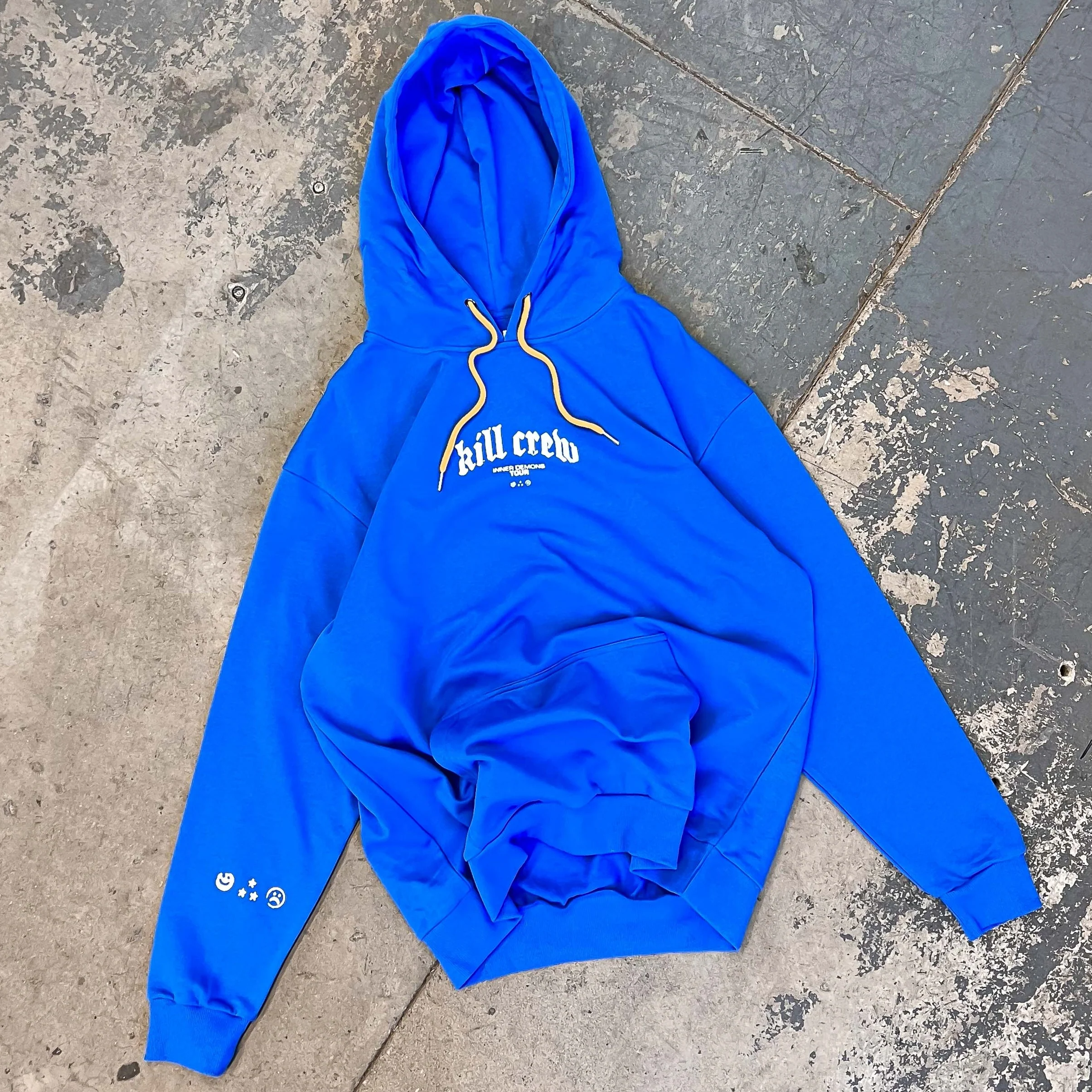 INNER DEMONS TOUR HOODIE - BLUE / WHITE - Image 3