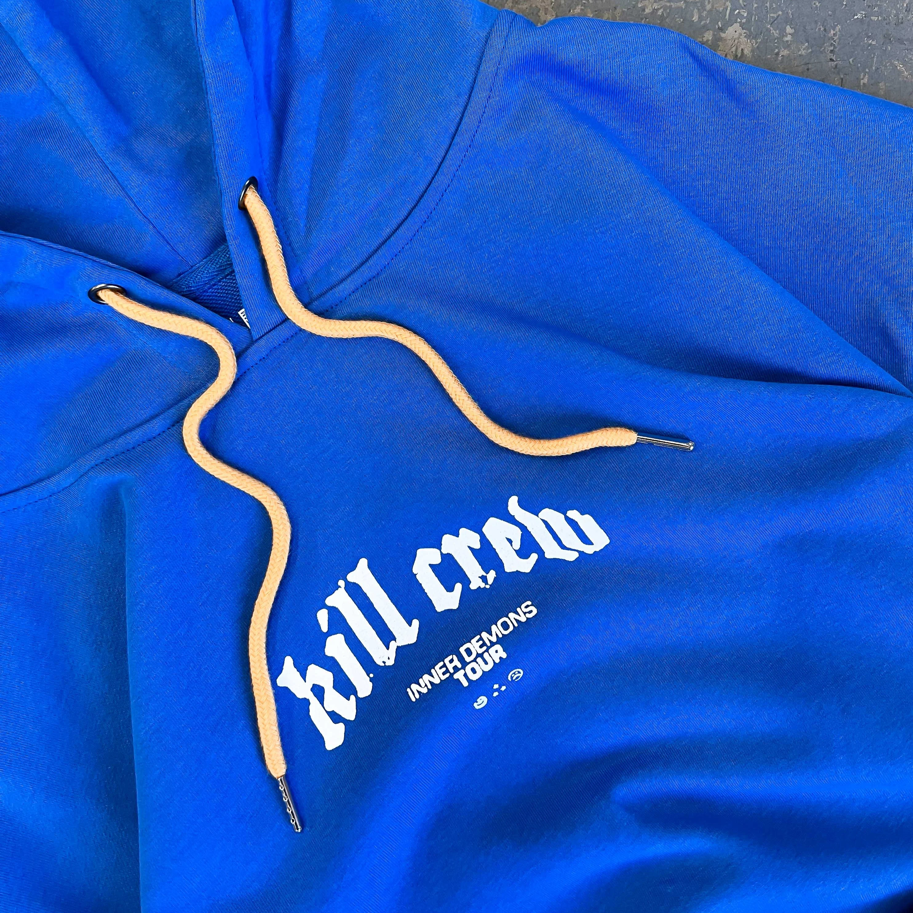 INNER DEMONS TOUR HOODIE - BLUE / WHITE - Image 4