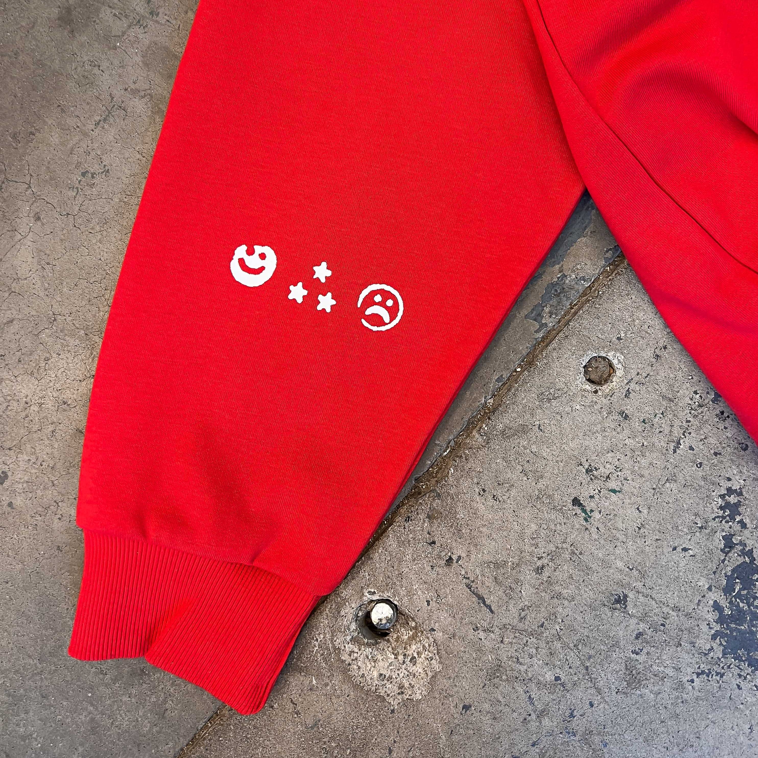 INNER DEMONS TOUR HOODIE - RED / WHITE - Image 4