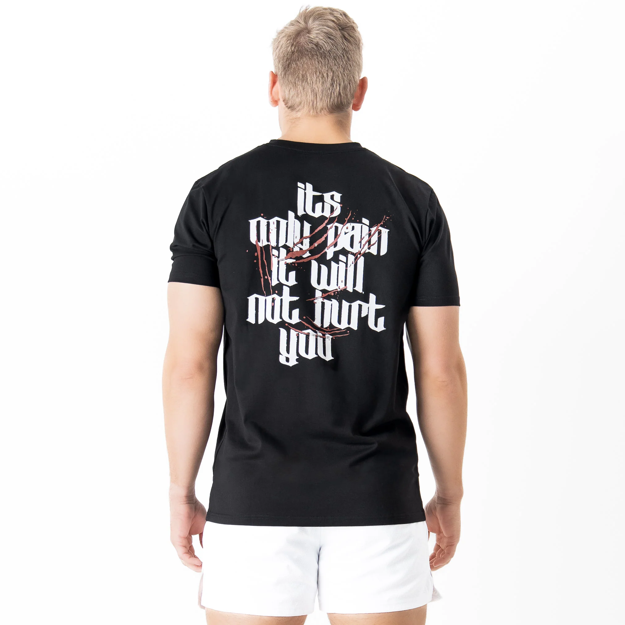 IT'S ONLY PAIN T-SHIRT - BLACK - Image 4