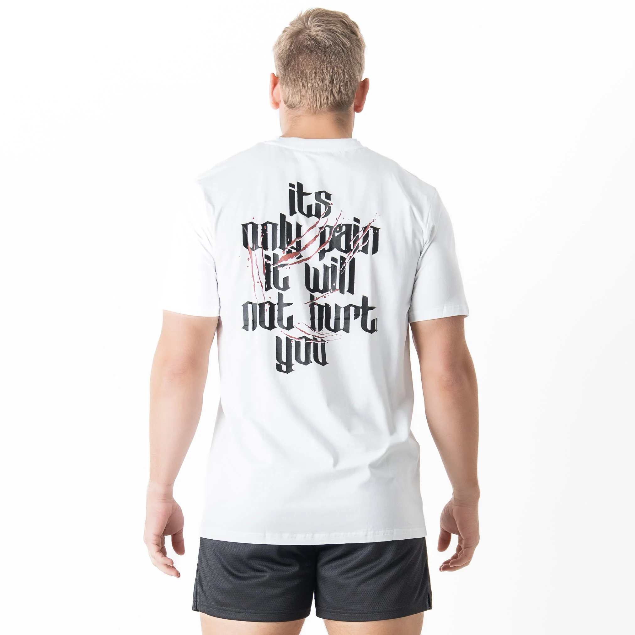 IT'S ONLY PAIN T-SHIRT - WHITE - Image 4
