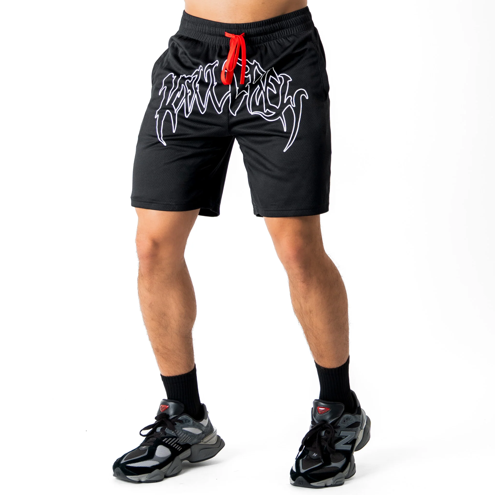 RELAXED CUT SHORTS CLASSIC - BLACK / WHITE - Image 3