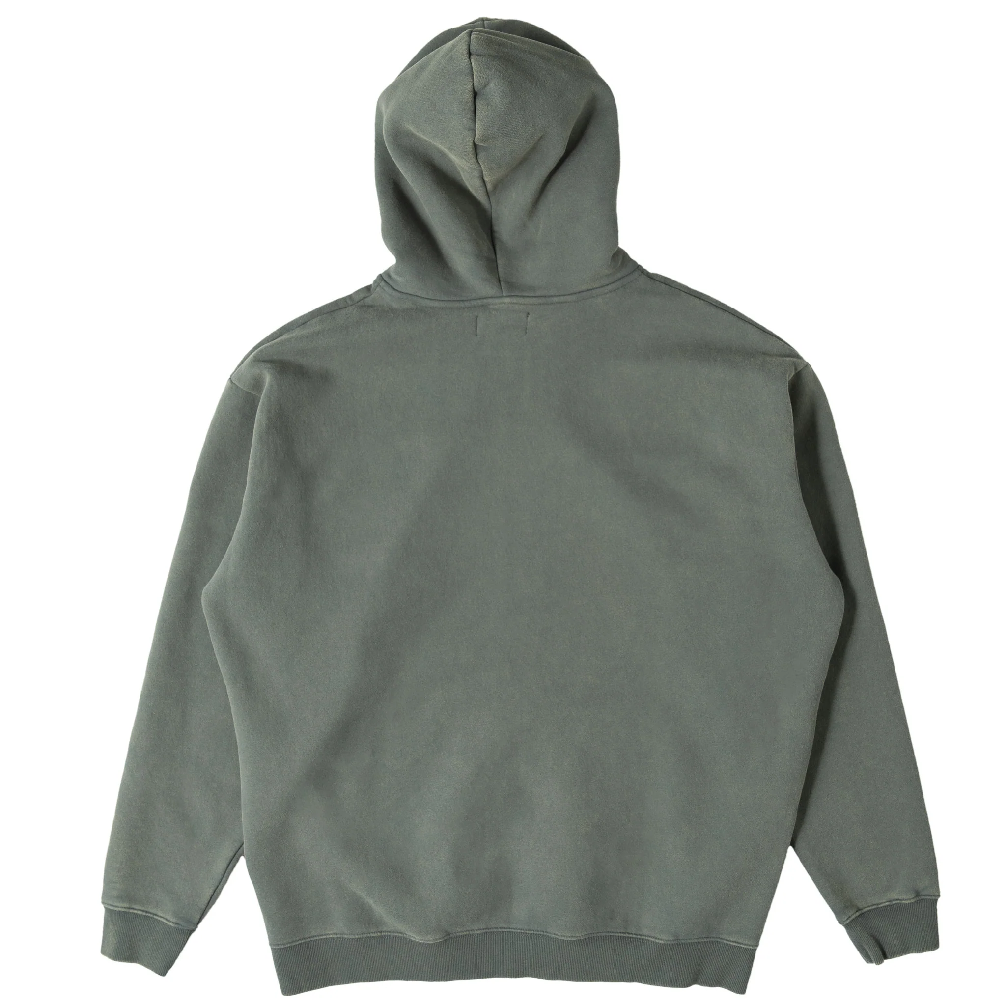 OVERSIZED LUX KILL CREW ZIP UP - GUNMETAL / WHITE - Image 2