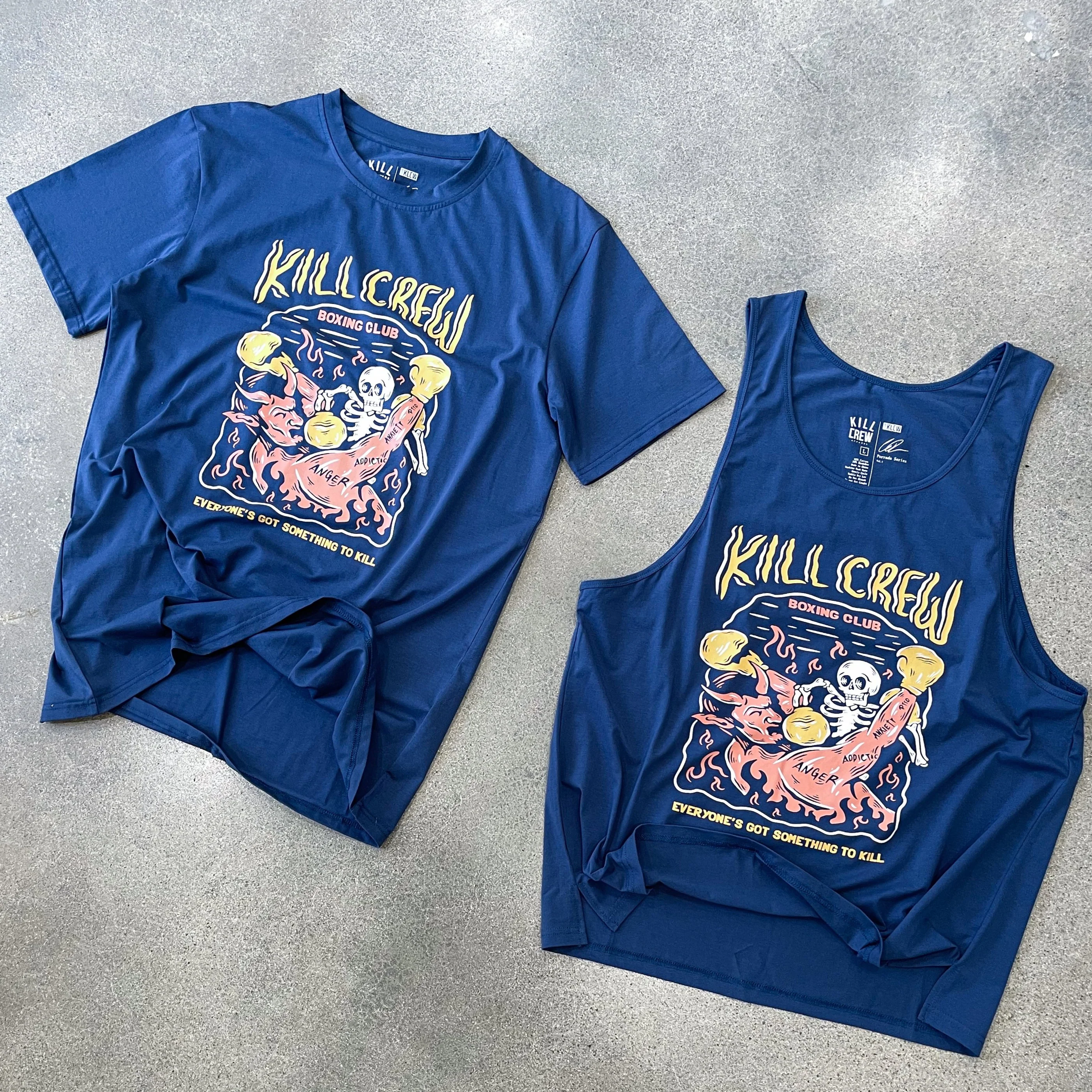 KILL CREW INNER DEMONS BOXING CLUB TANK - BLUE - Image 2