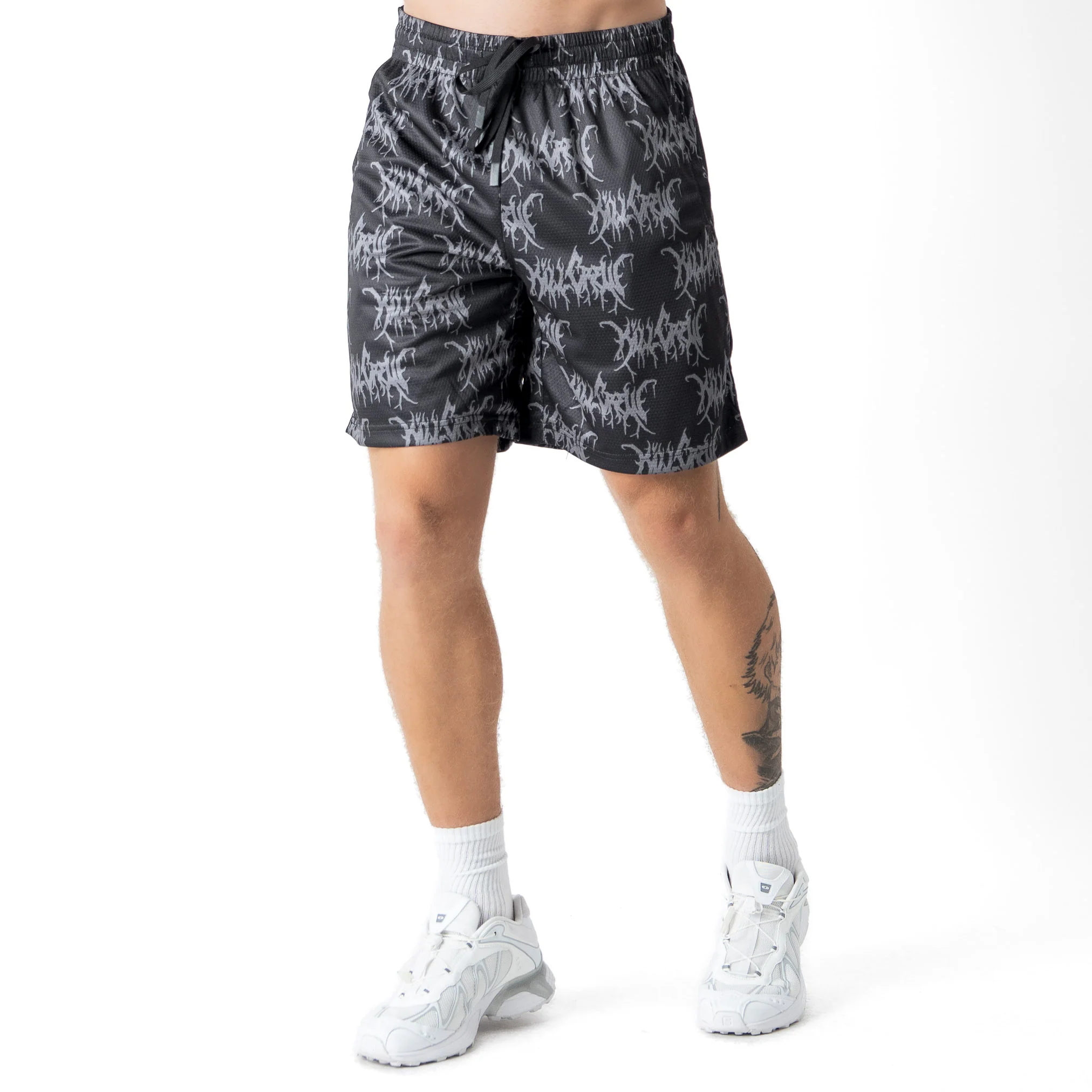 RELAXED CUT SHORTS ALL OVER - BLACKOUT - Image 3