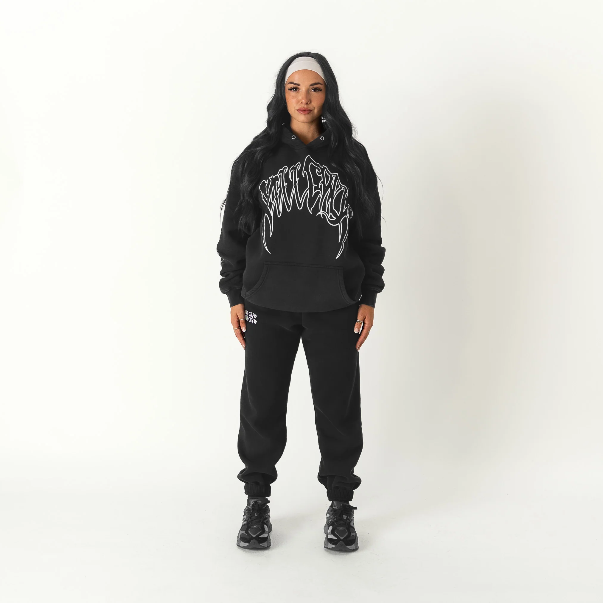 KILL CREW OVERSIZED LUX HOODIE - BLACK - Image 4