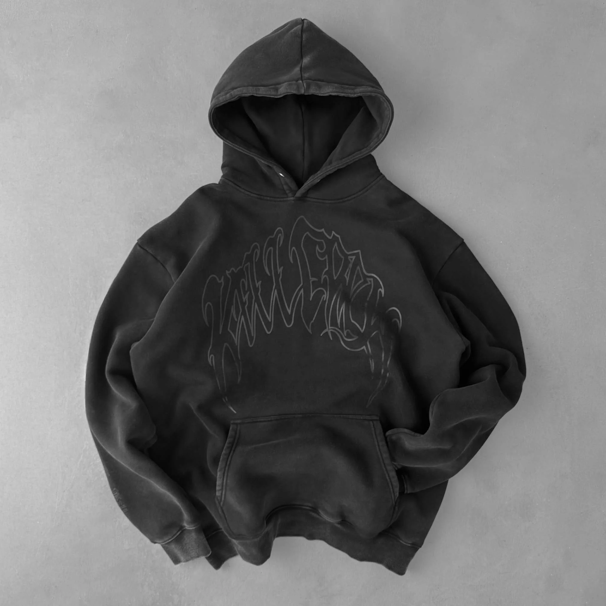 KILL CREW OVERSIZED LUX HOODIE - BLACKOUT - Image 5